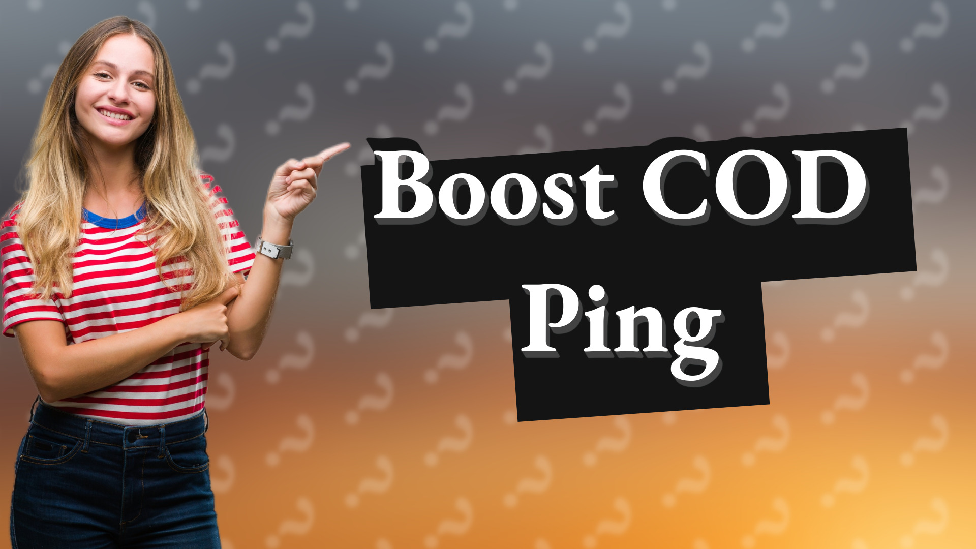 Boost COD Ping