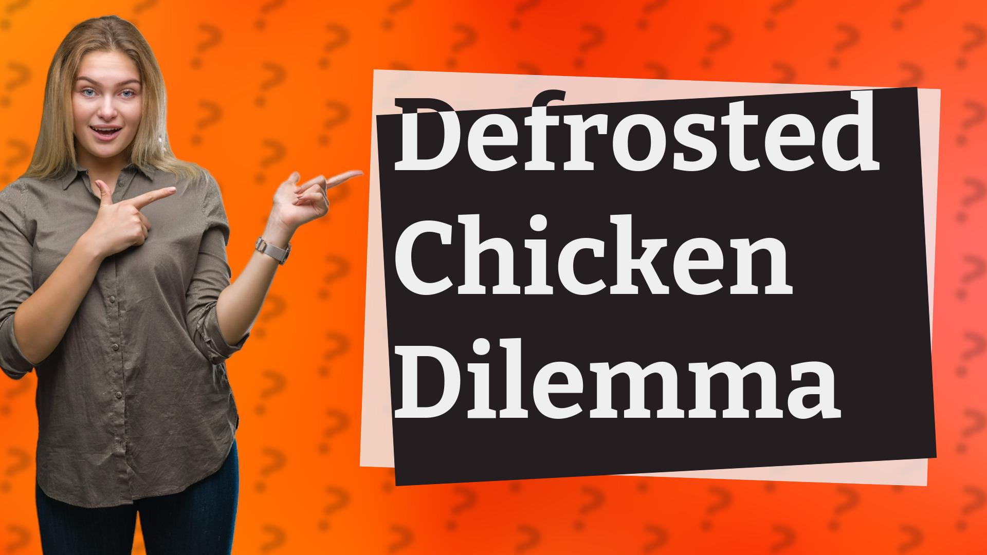 Defrosted Chicken Dilemma