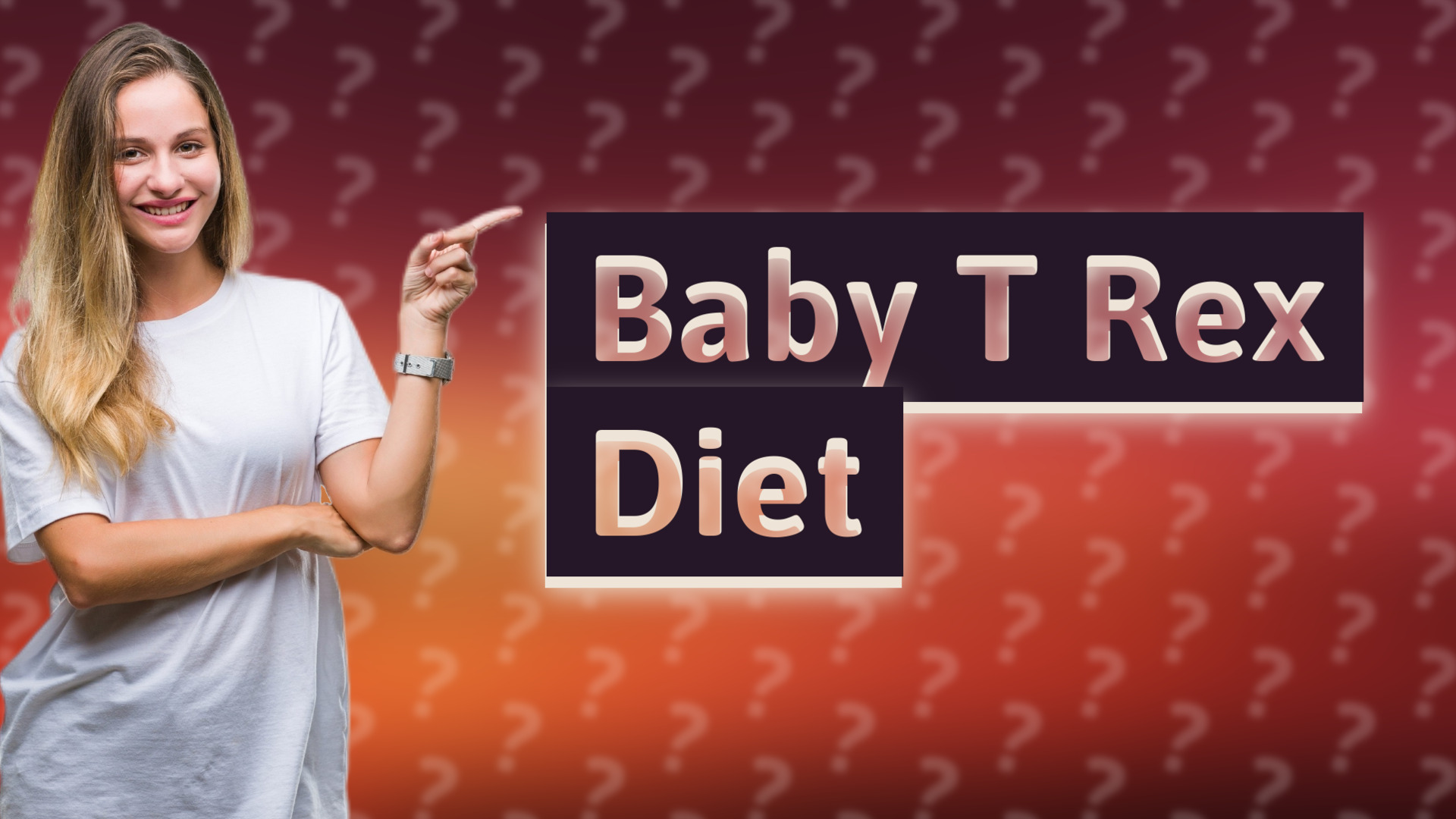 Baby T Rex Diet