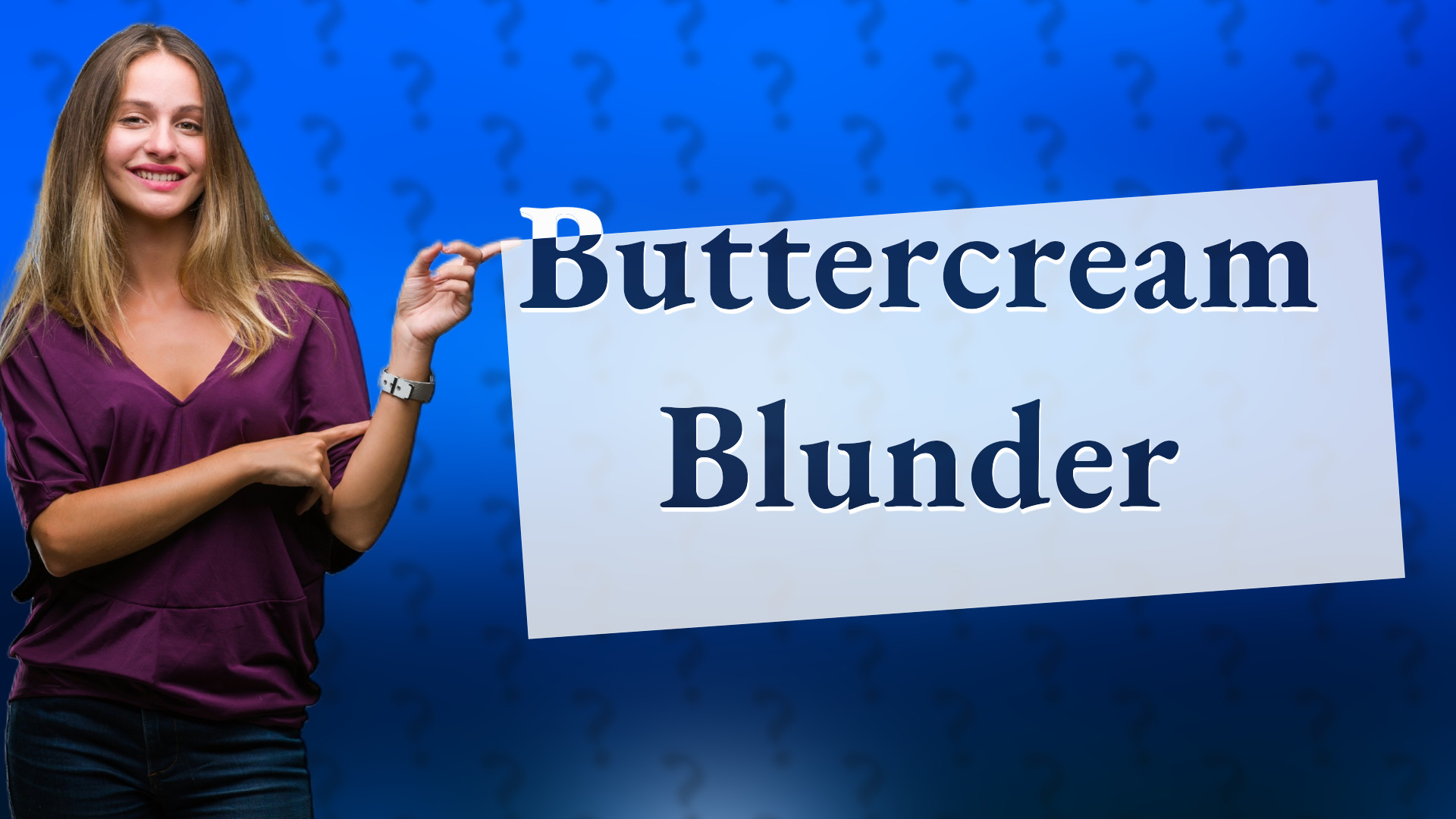 Buttercream Blunder
