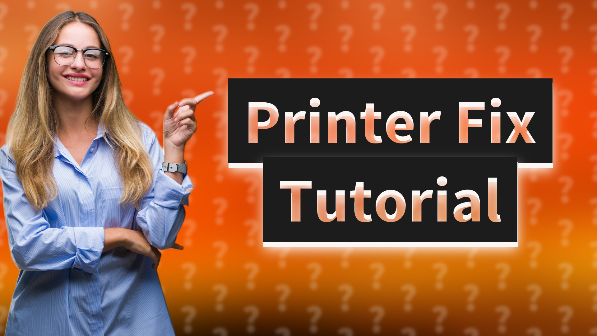 Printer Fix Tutorial