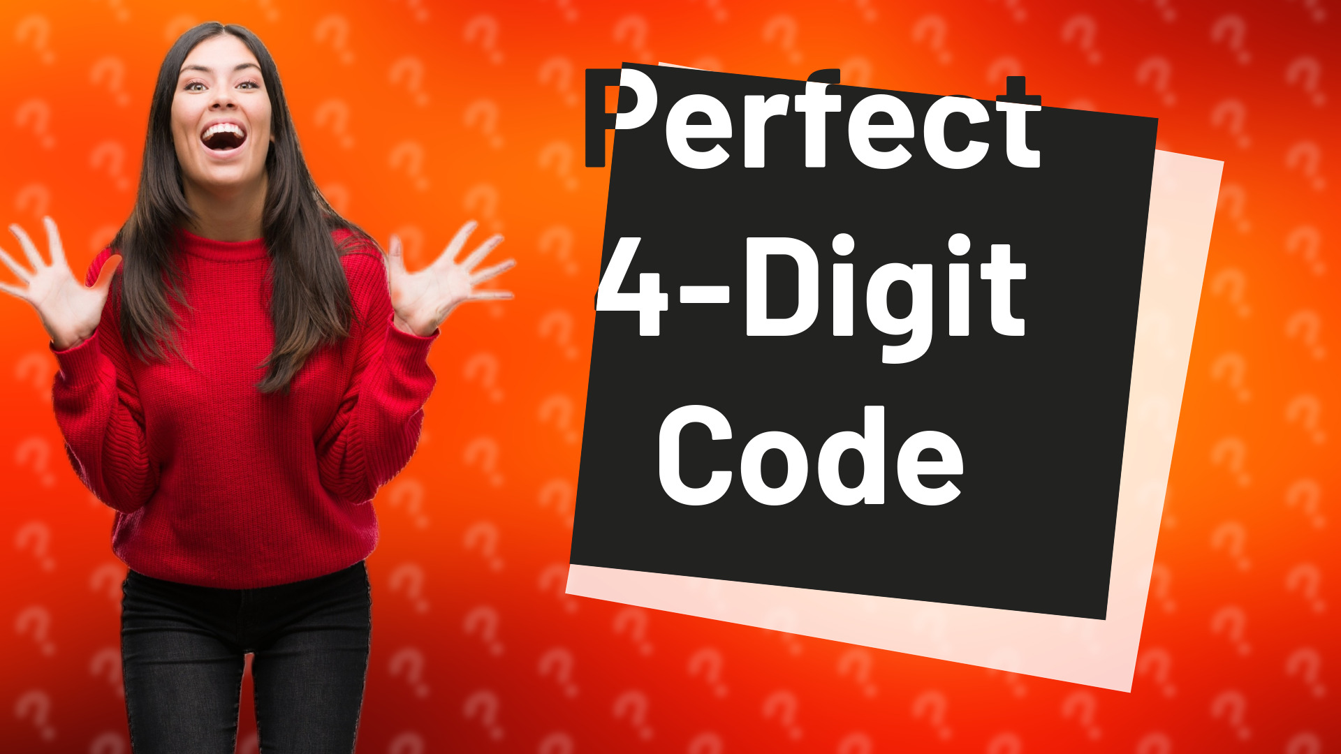 Perfect 4-Digit Code