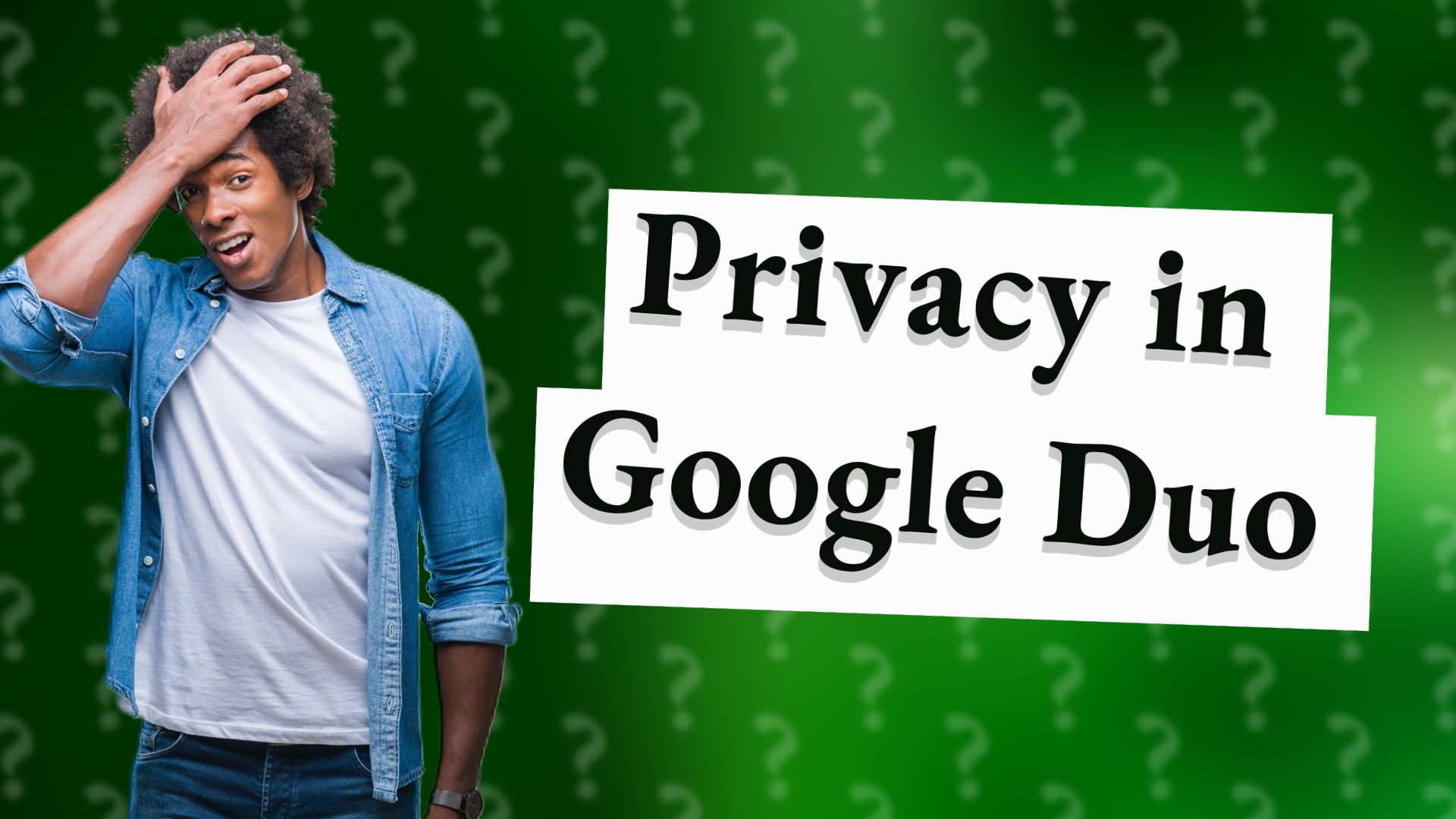 Privacy in Google Duo