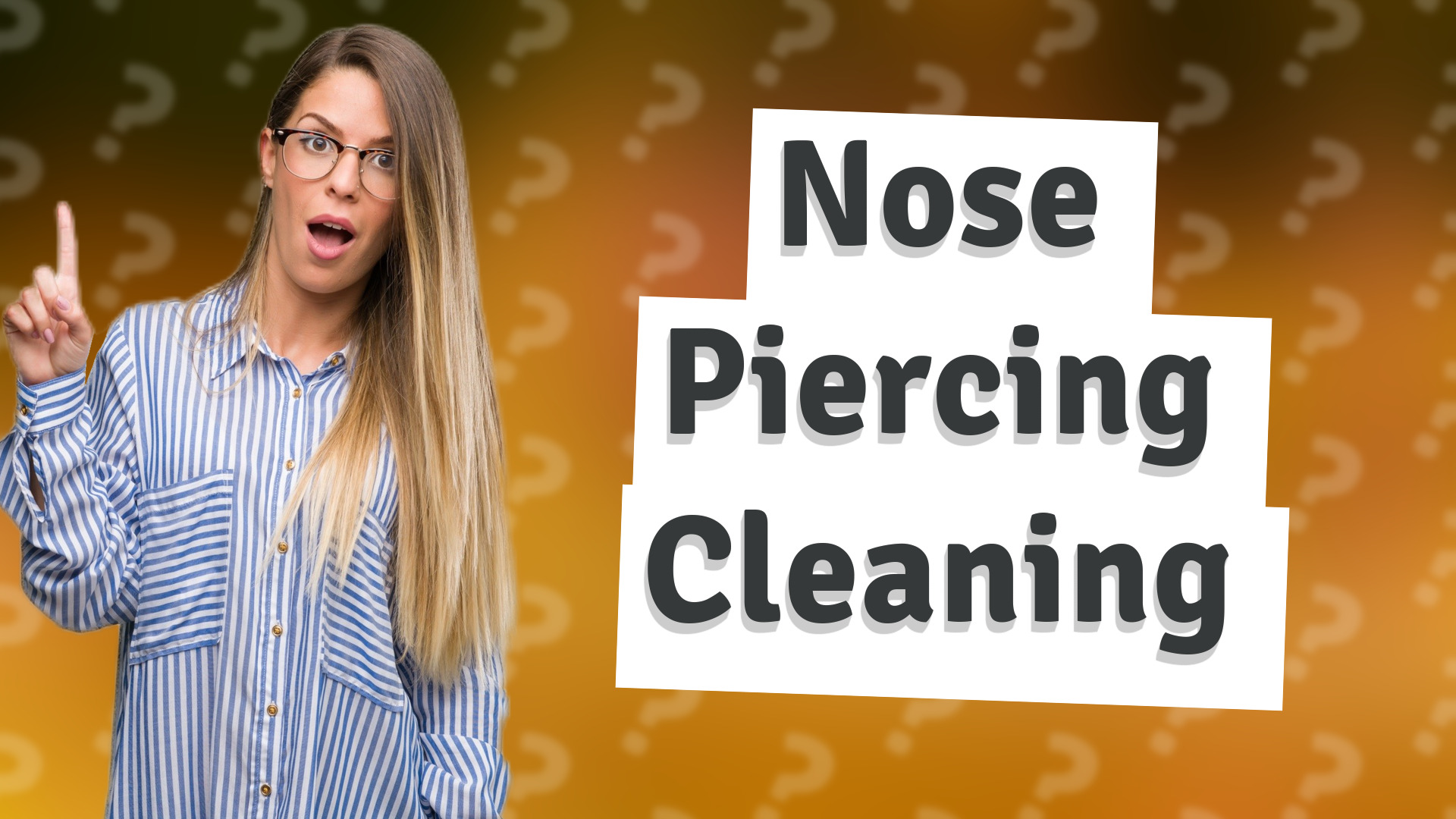 Nose Piercing Cleaning