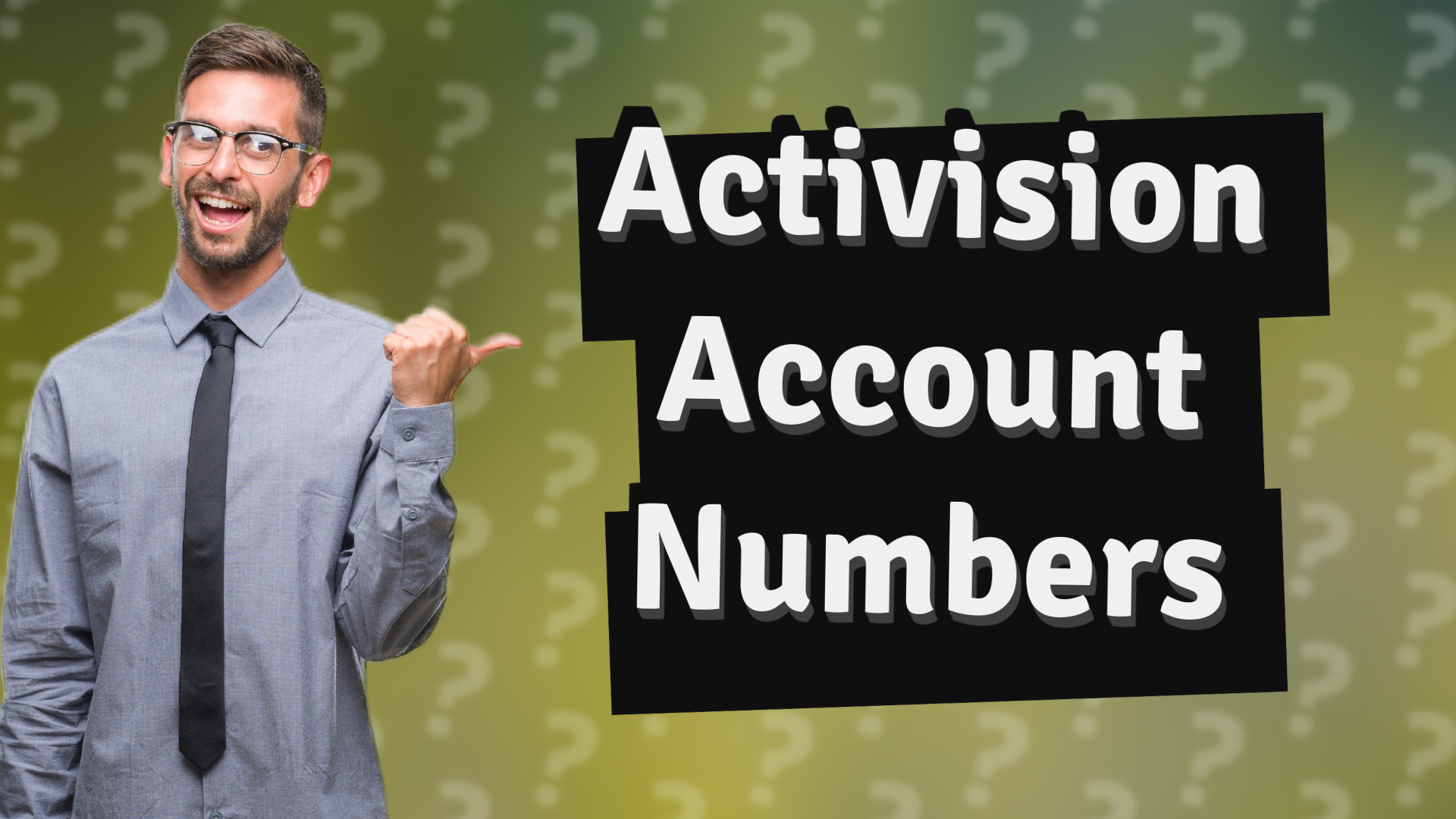Activision Account Numbers