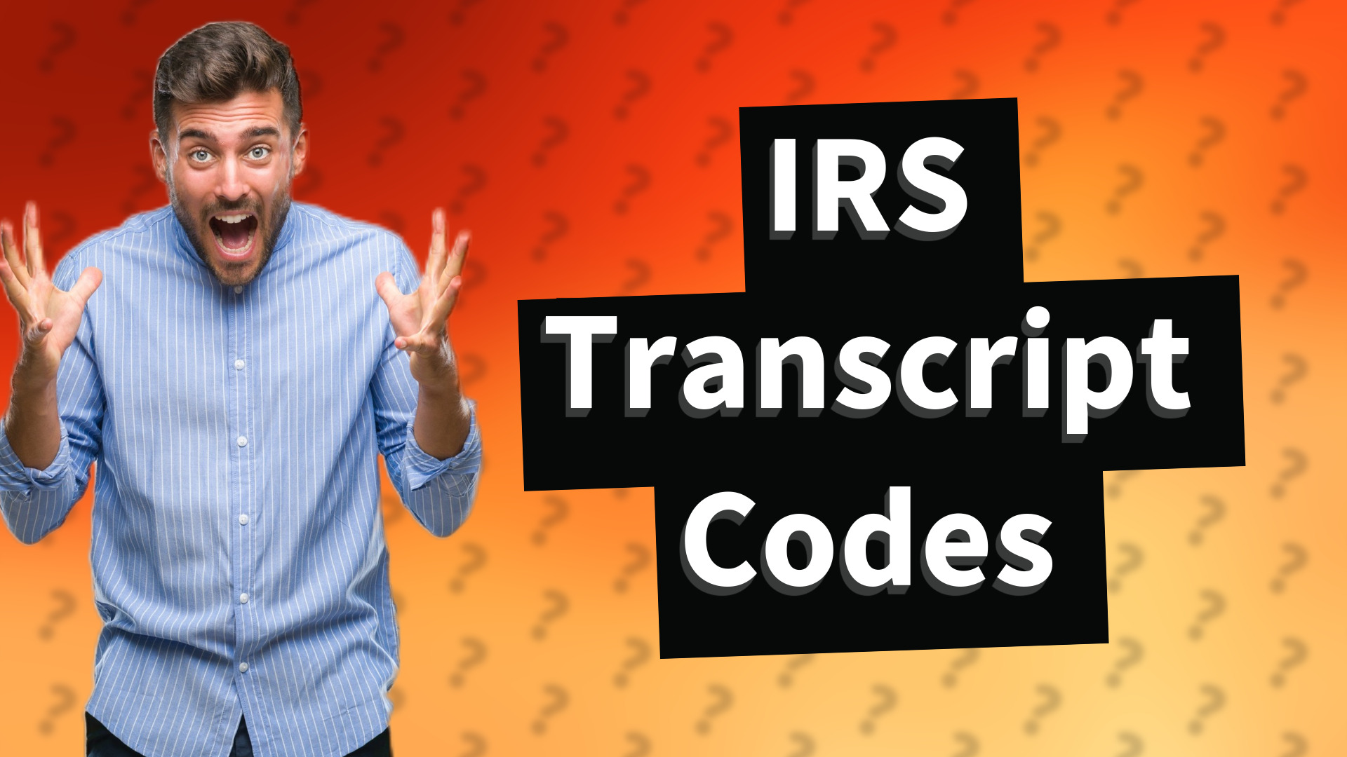 IRS Transcript Codes
