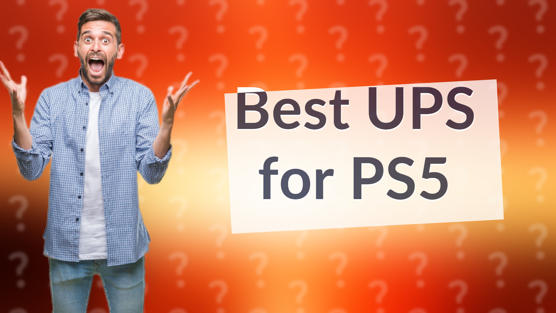 Best UPS for PS5
