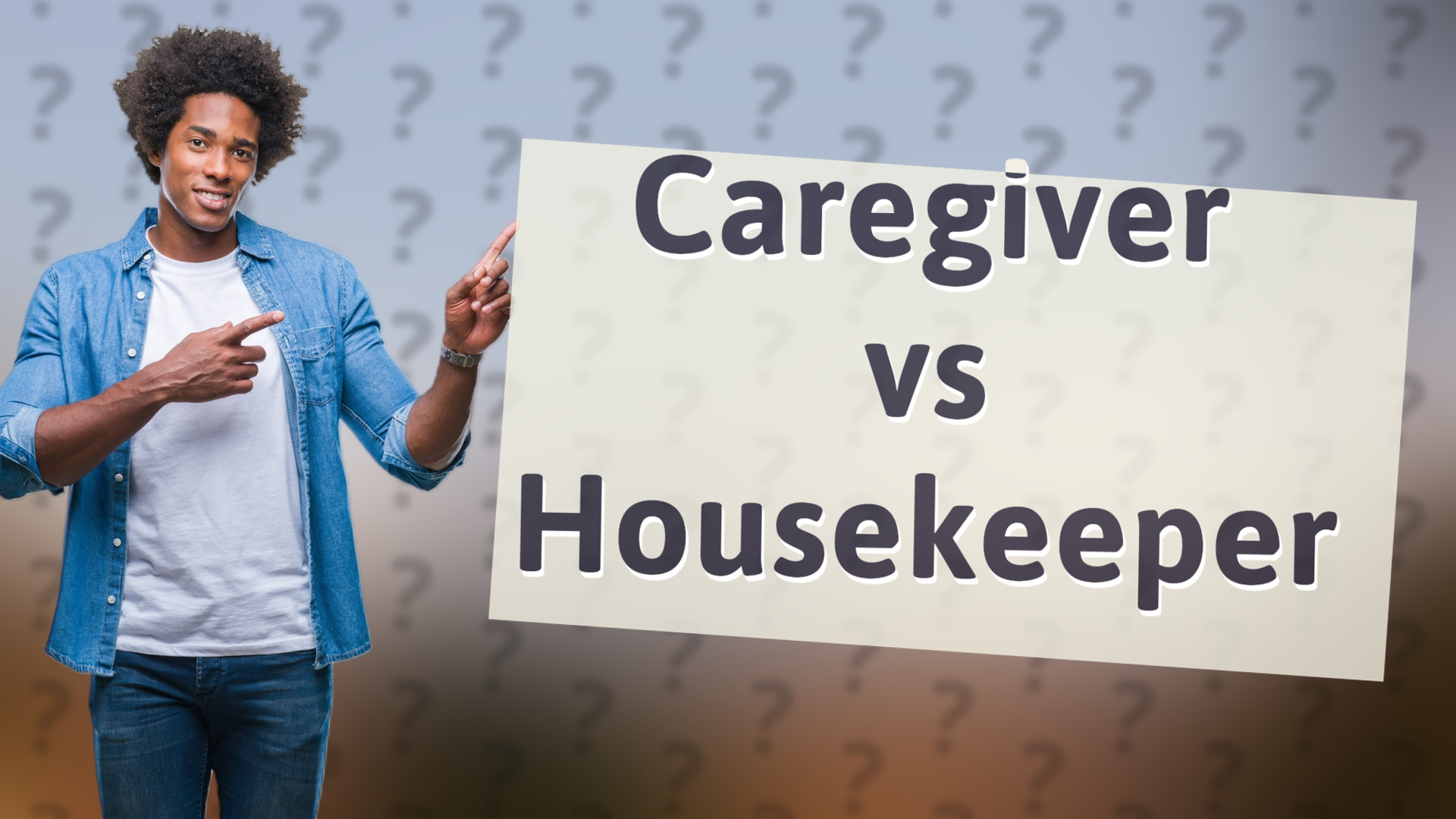 Caregiver vs Housekeeper