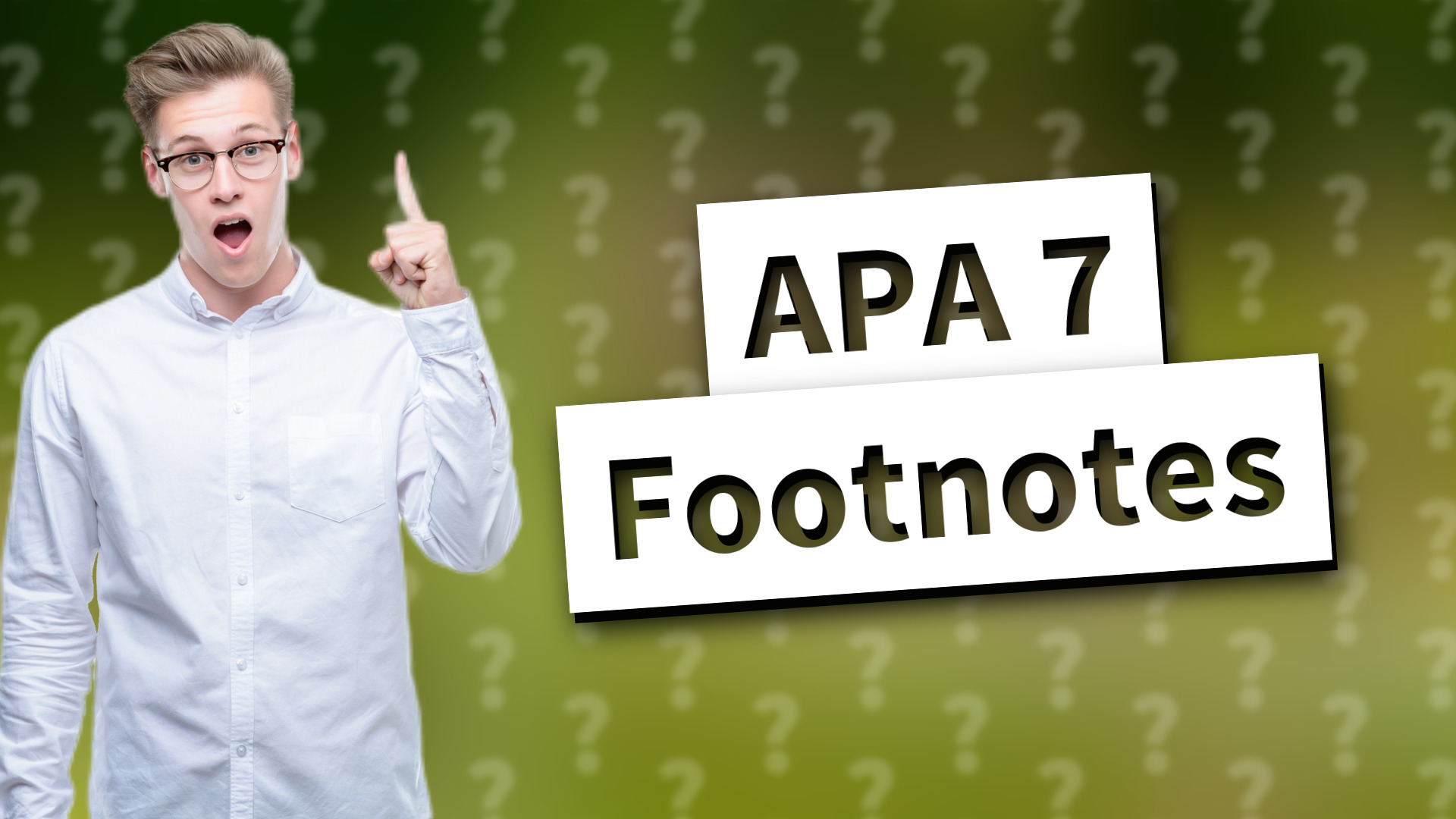 APA 7 Footnotes