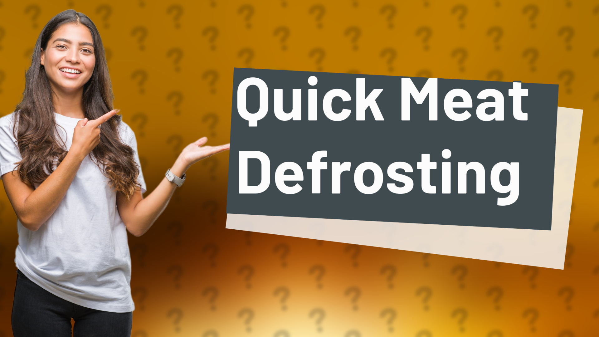 Quick Meat Defrosting