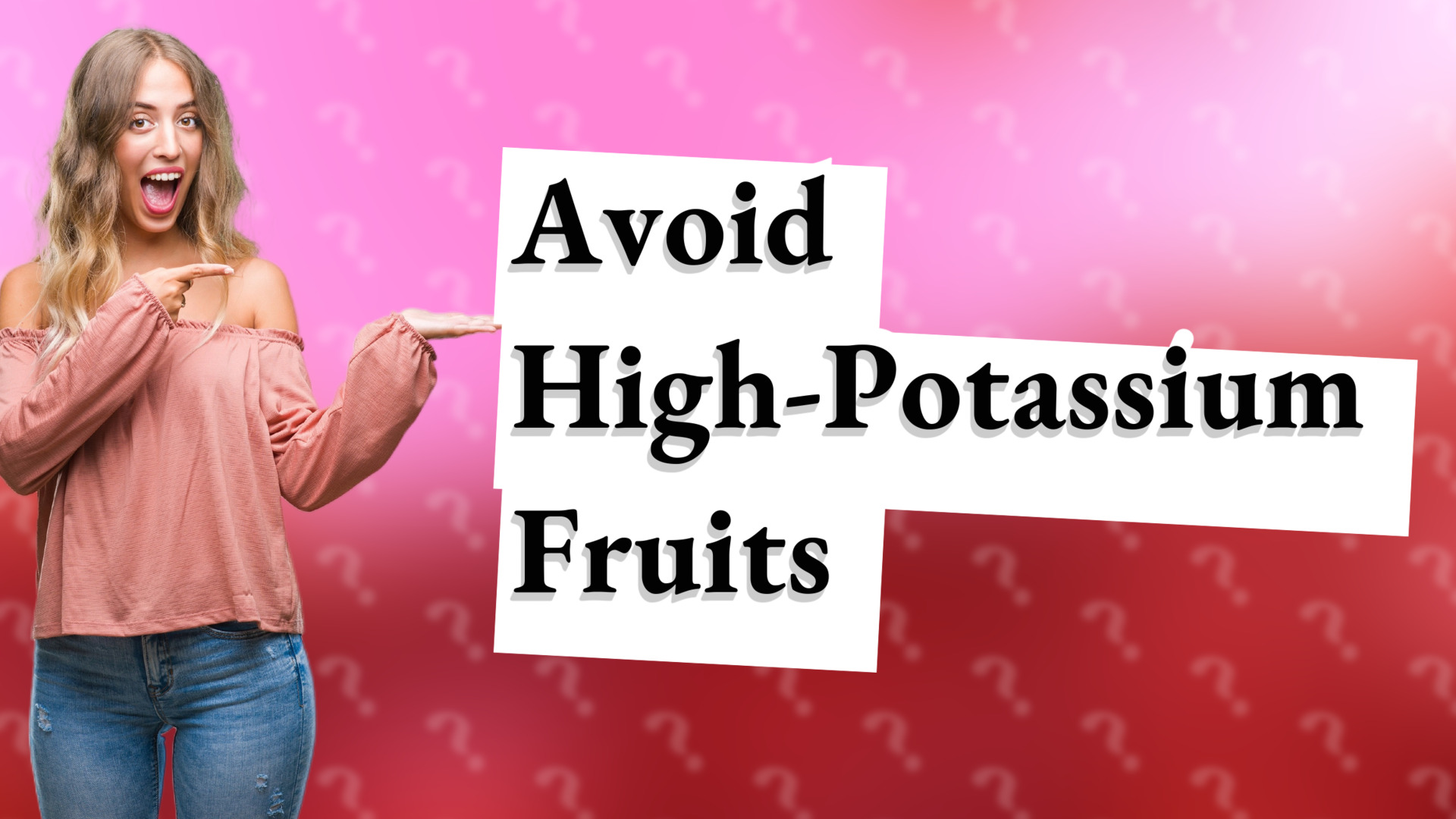 Avoid High-Potassium Fruits