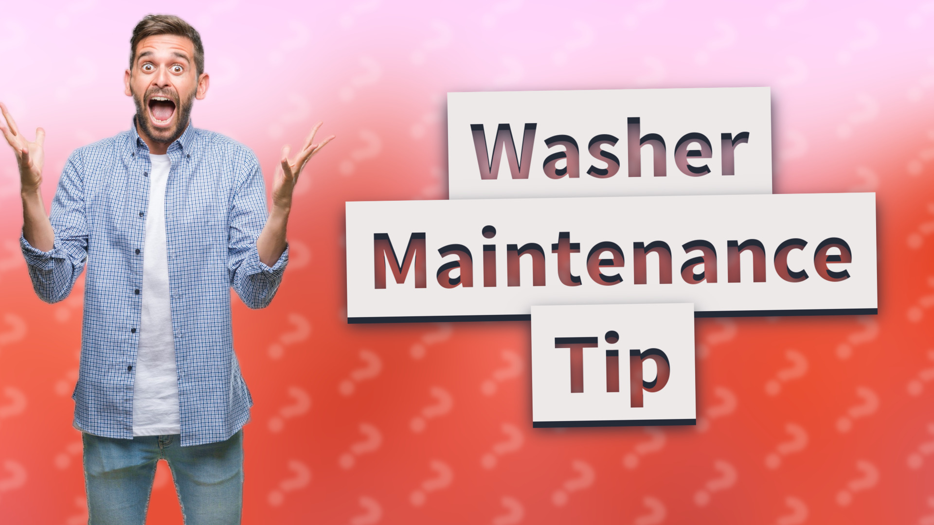 Washer Maintenance Tip