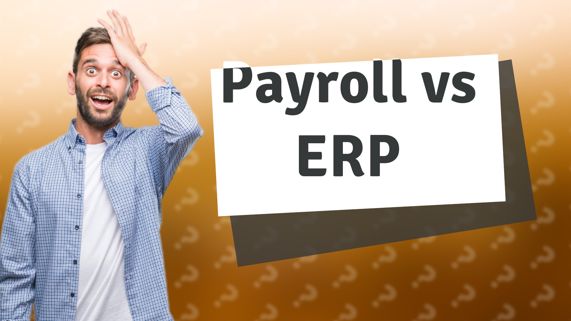 Payroll vs ERP