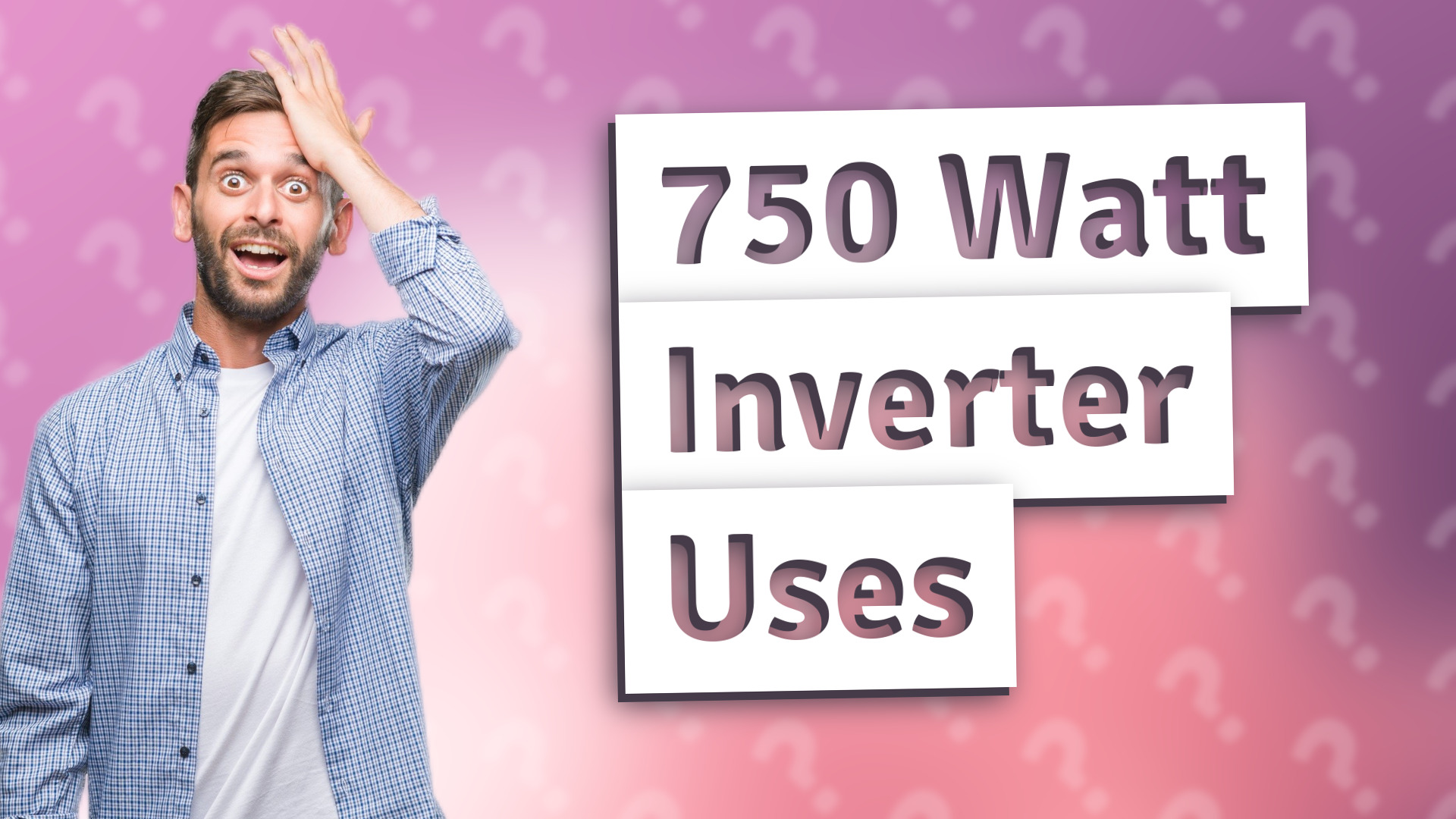 750 Watt Inverter Uses
