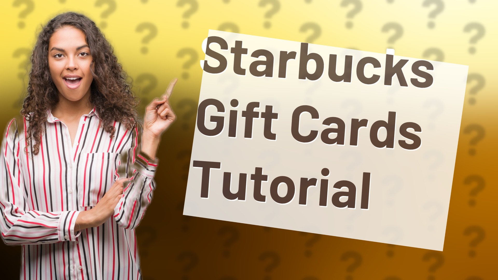 Starbucks Gift Cards Tutorial