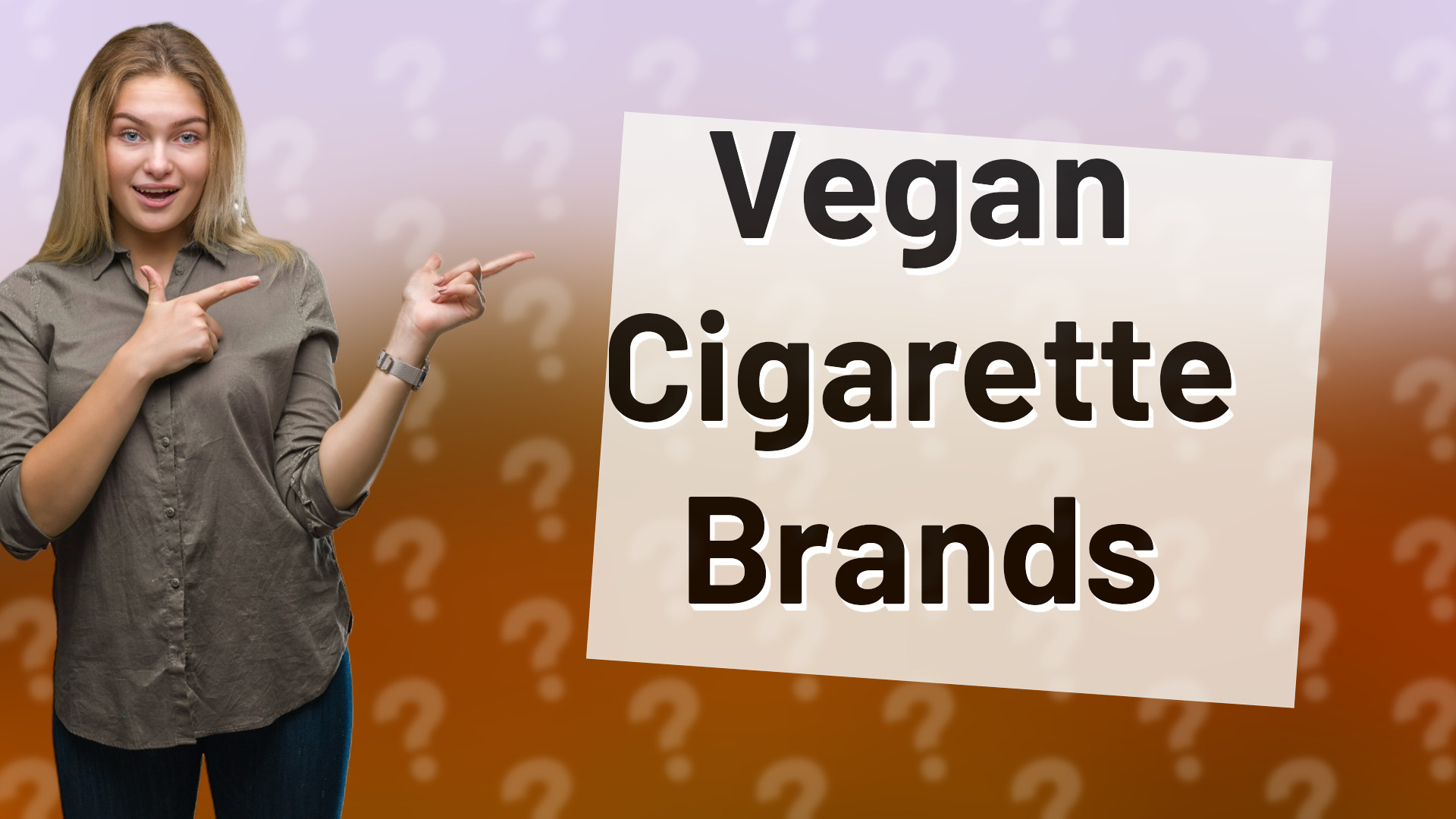 Vegan Cigarette Brands