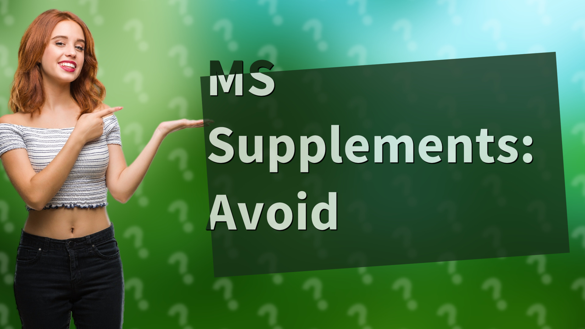 MS Supplements: Avoid
