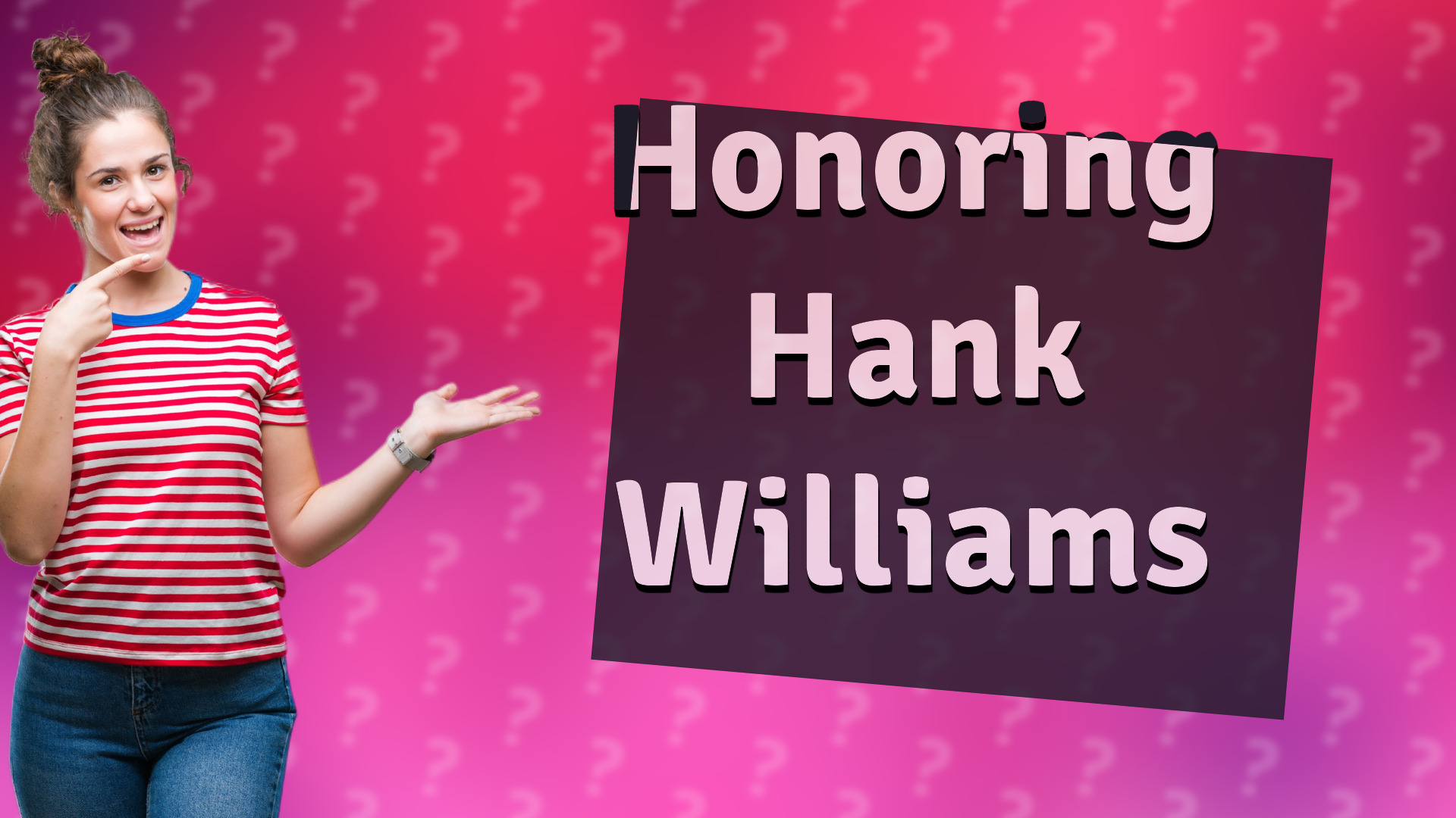 Honoring Hank Williams