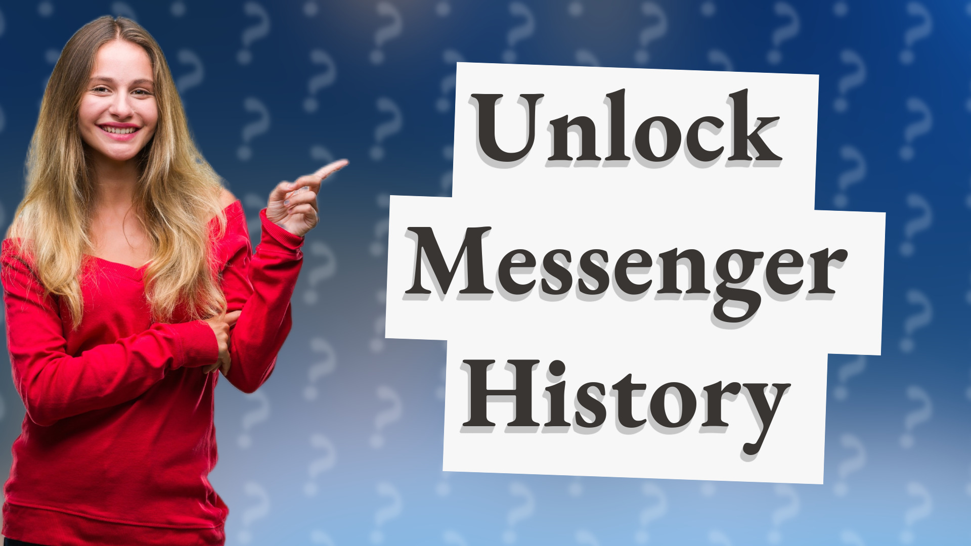 Unlock Messenger History