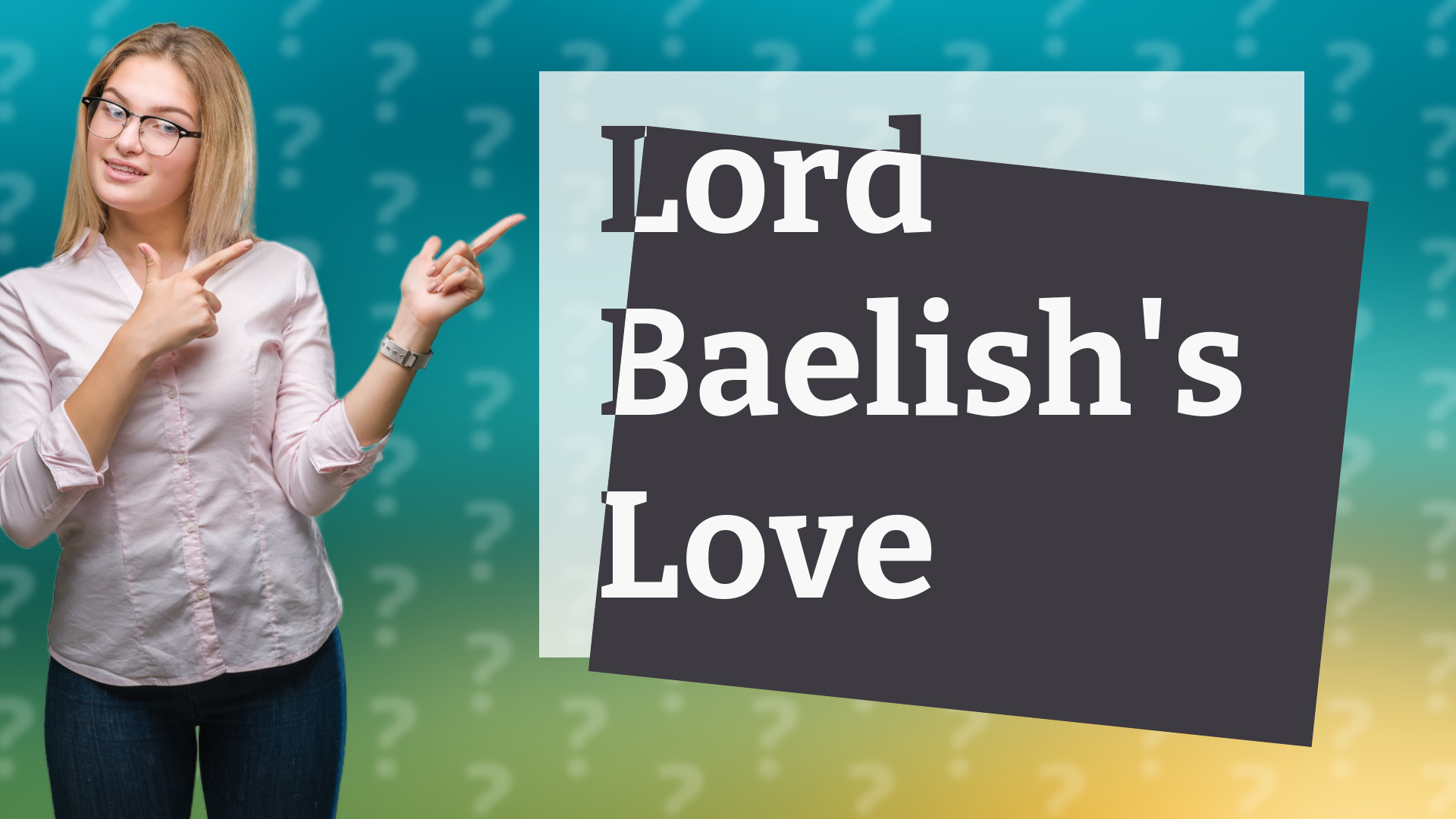 Lord Baelish's Love