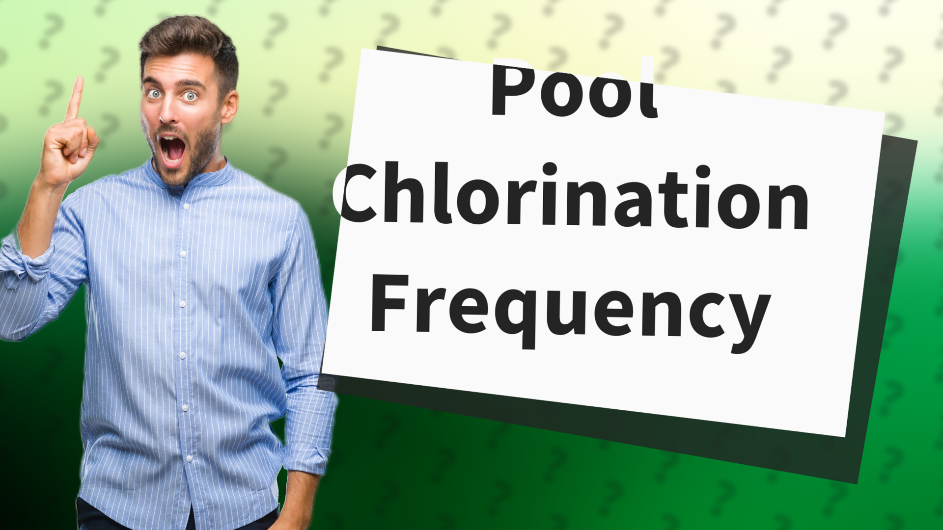 Pool Chlorination Frequency