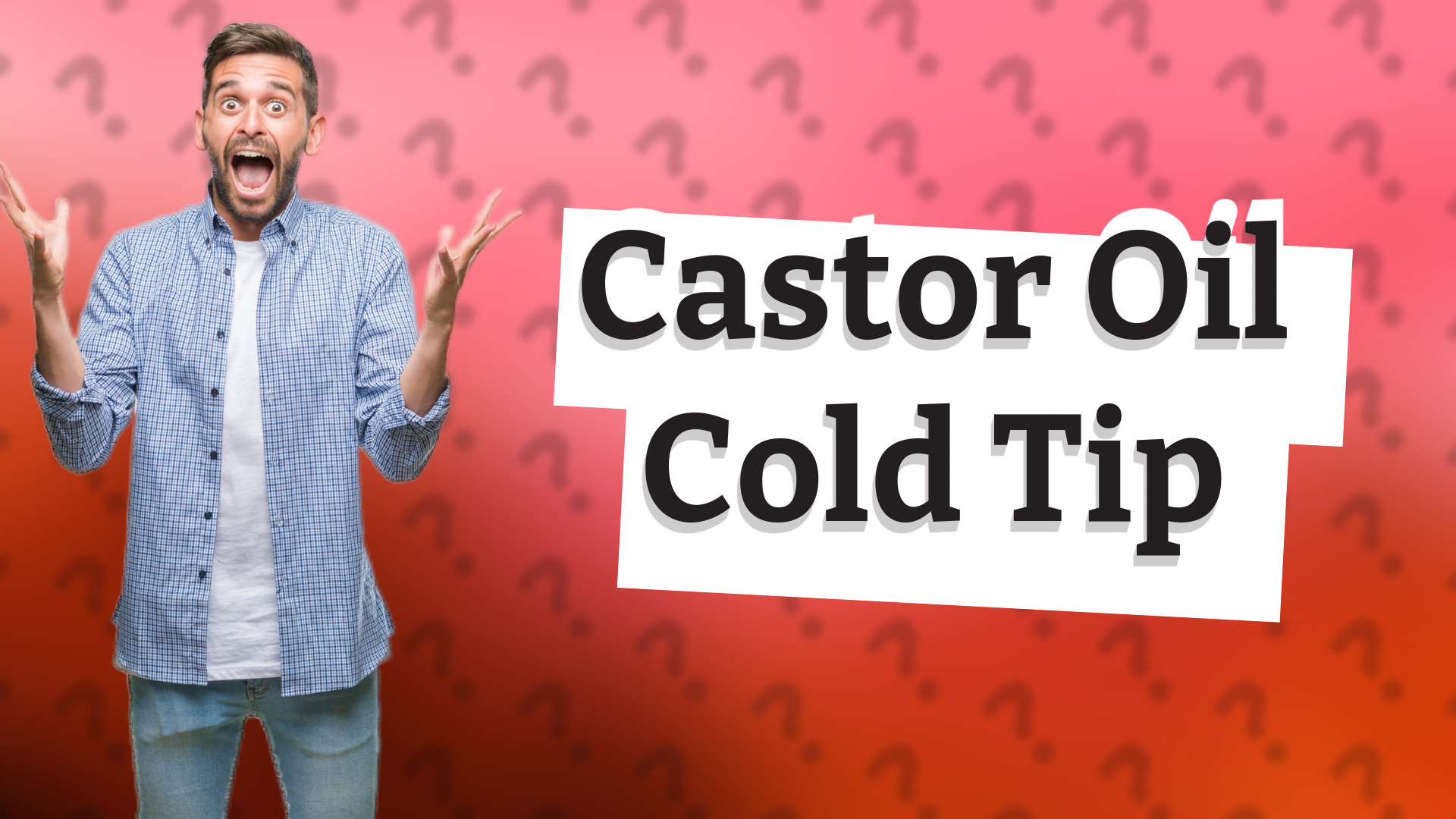 Castor Oil Cold Tip