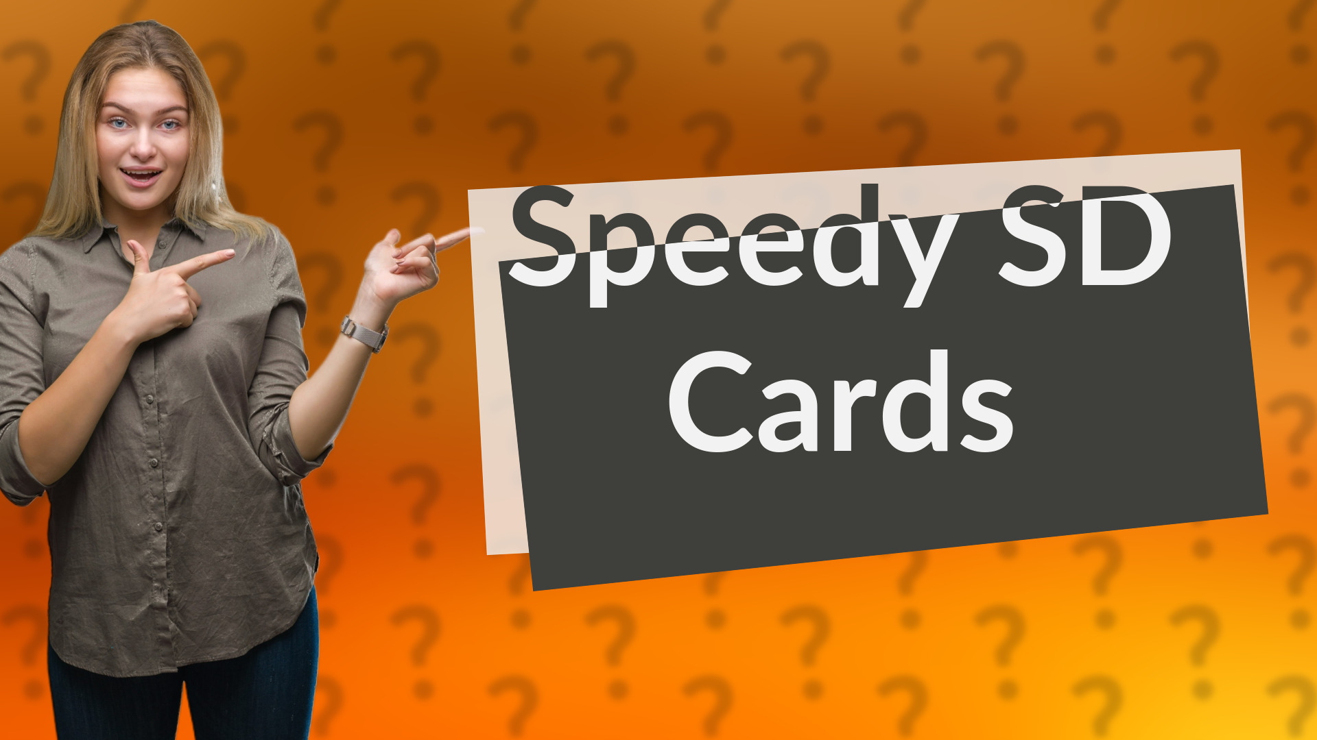 Speedy SD Cards