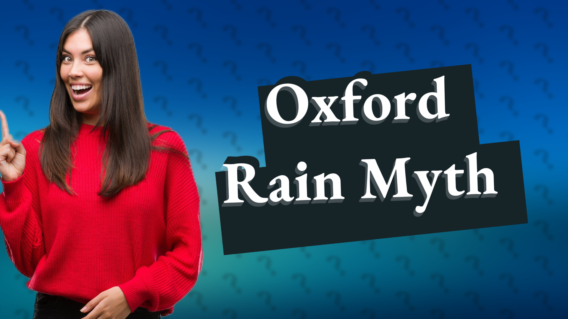 Oxford Rain Myth