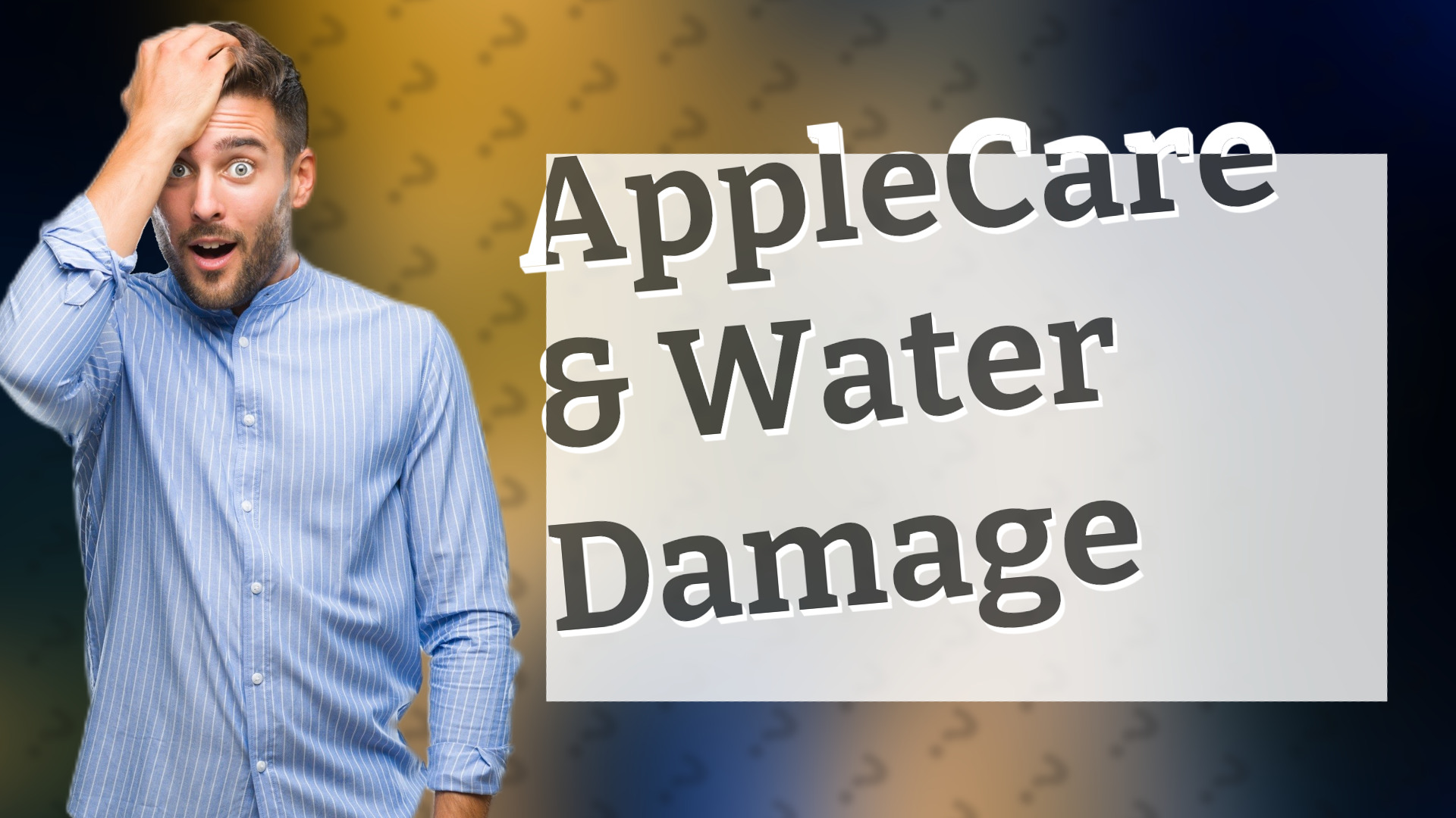 AppleCare & Water Damage