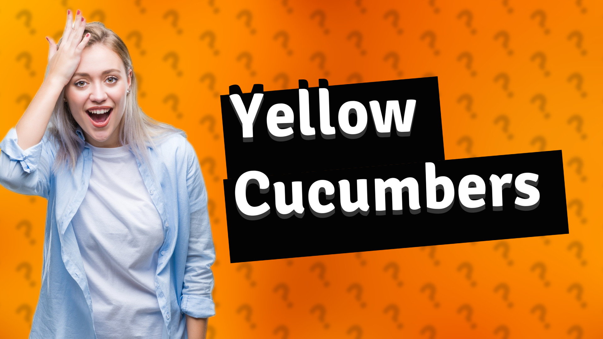 Yellow Cucumbers