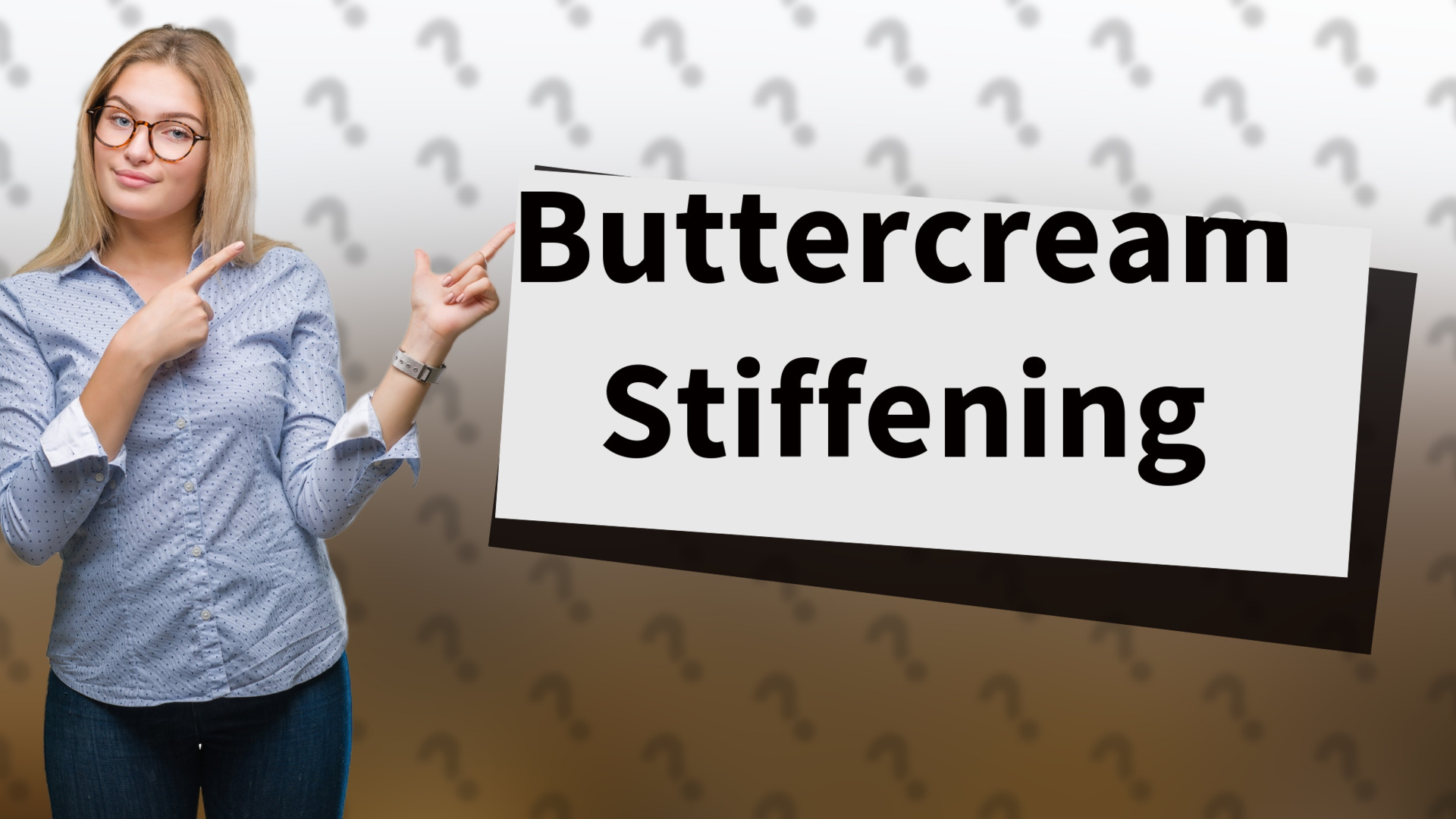 Buttercream Stiffening
