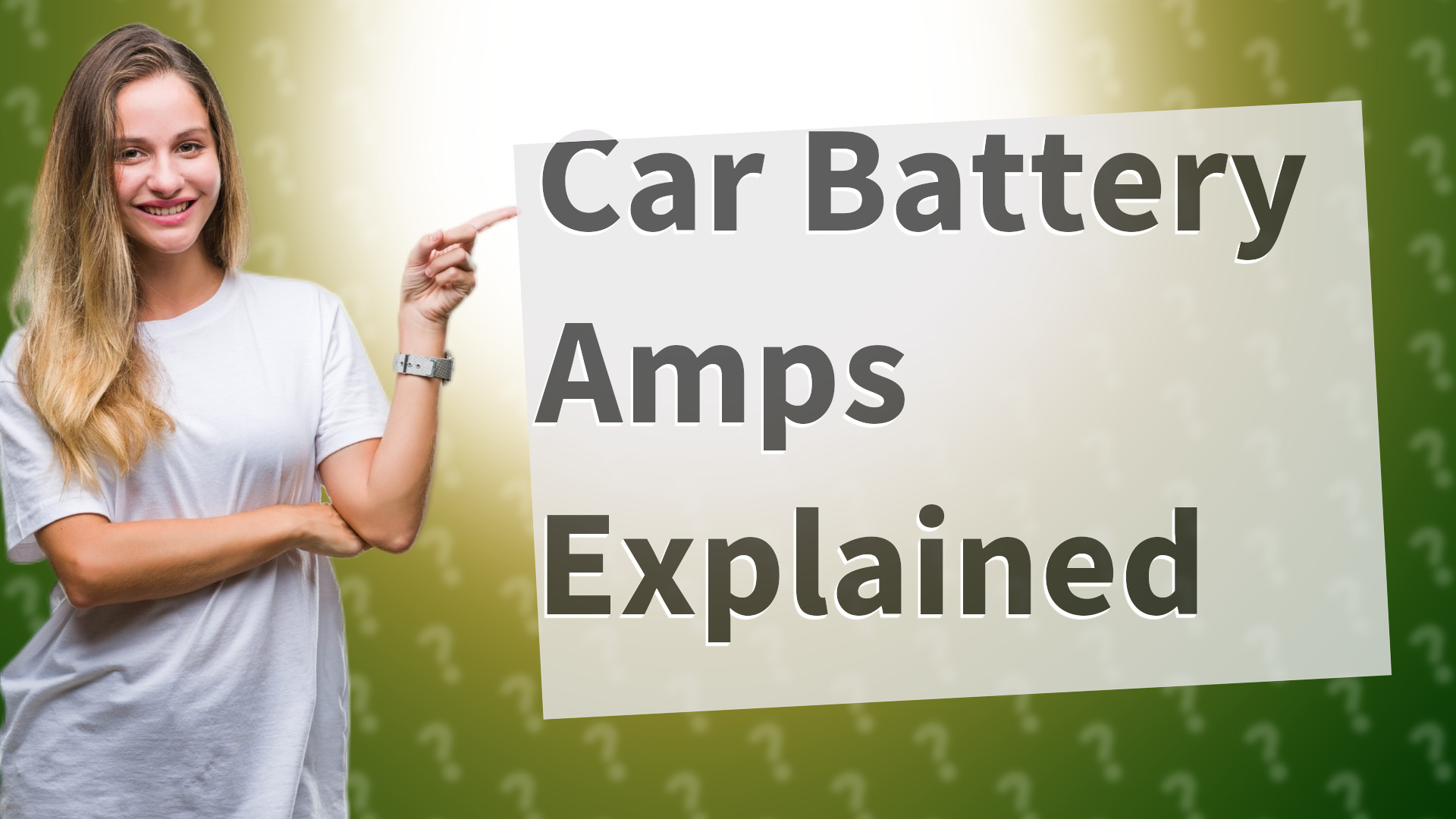 Car Battery Amps Explained