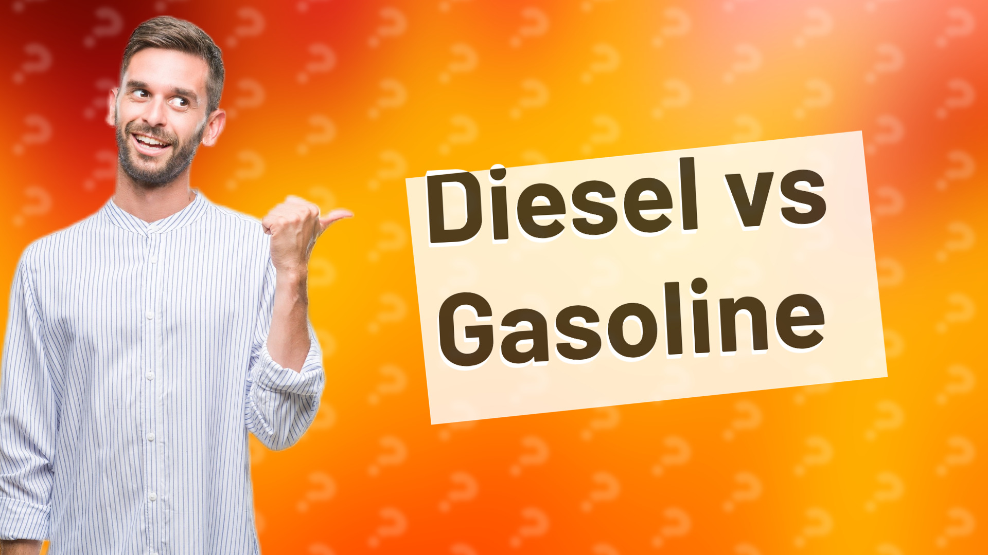 Diesel vs Gasoline