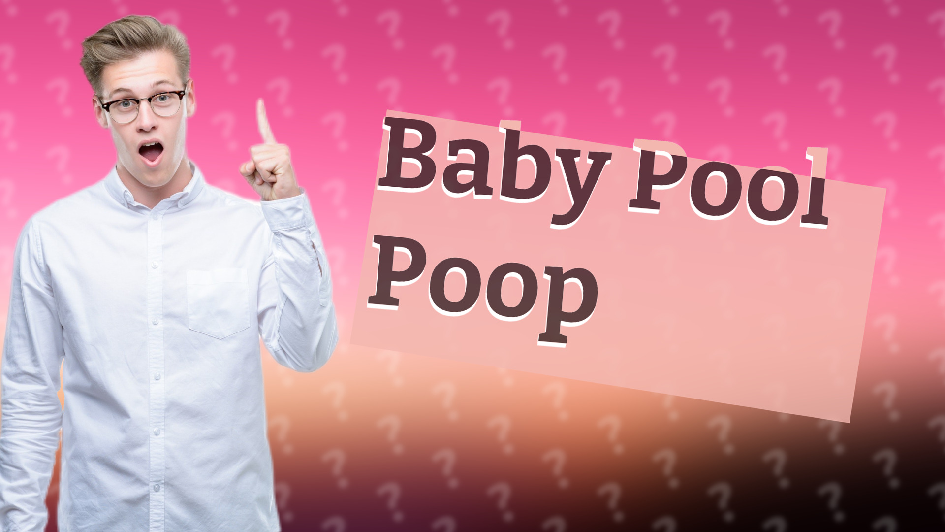 Baby Pool Poop