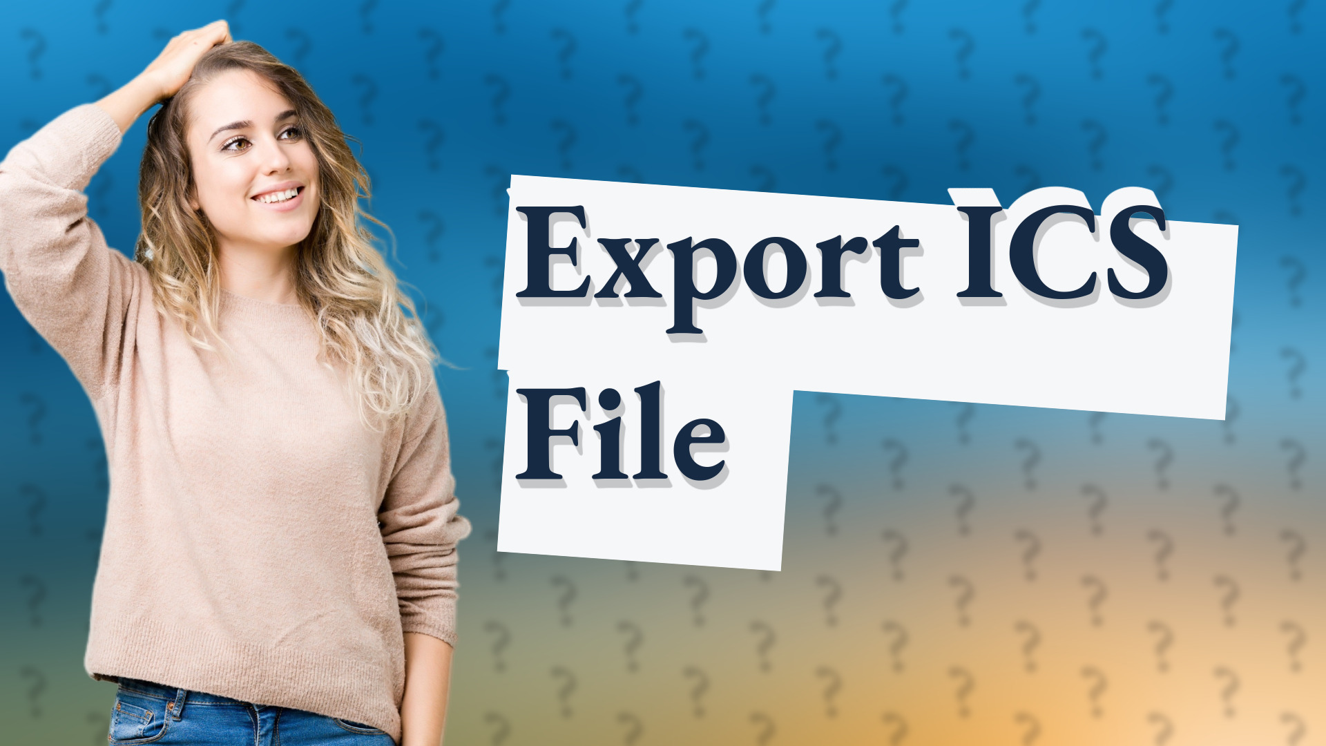Export ICS File