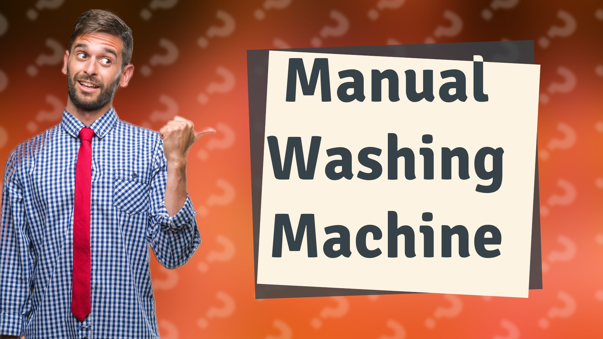 Manual Washing Machine