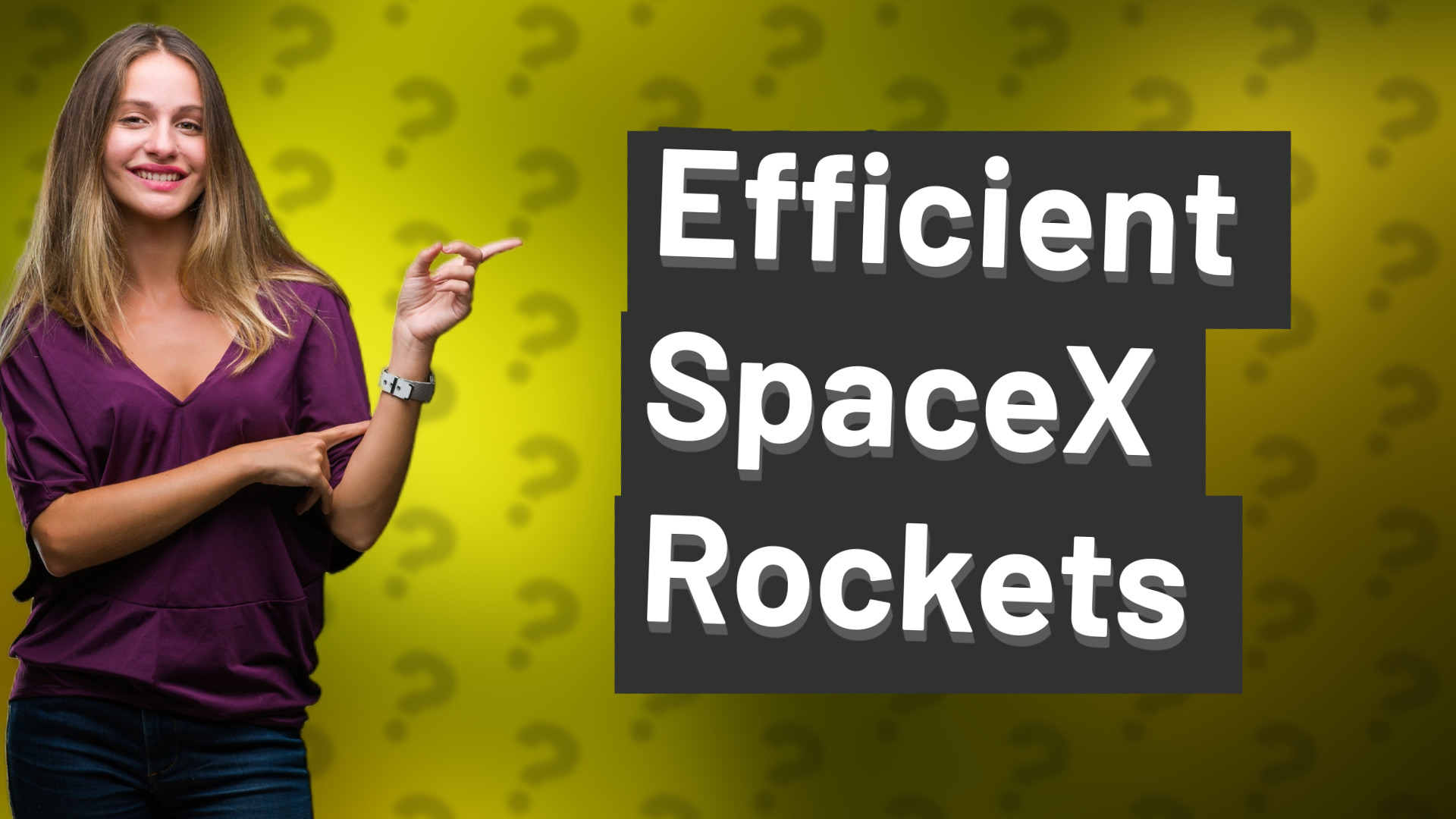 Efficient SpaceX Rockets