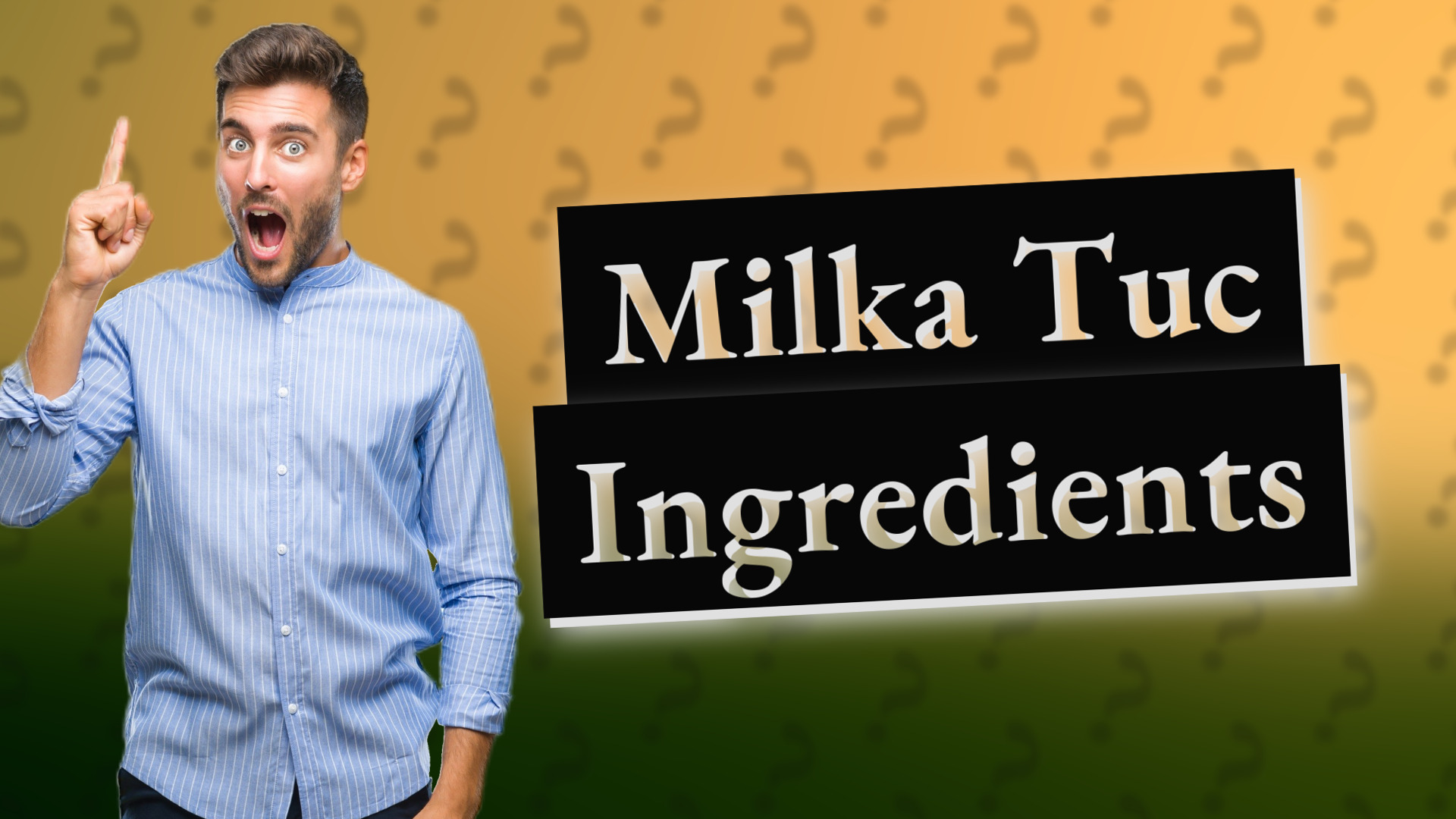 Milka Tuc Ingredients