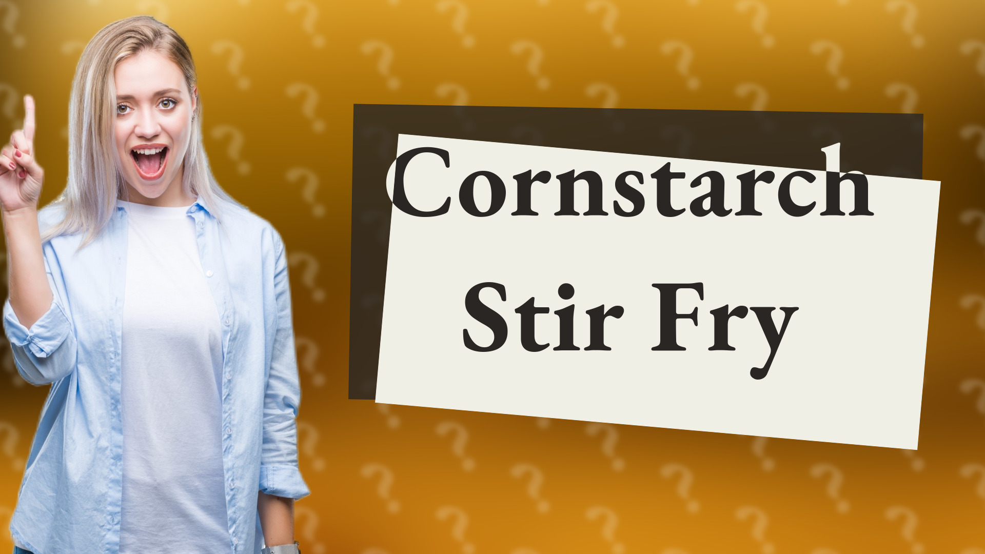 Cornstarch Stir Fry