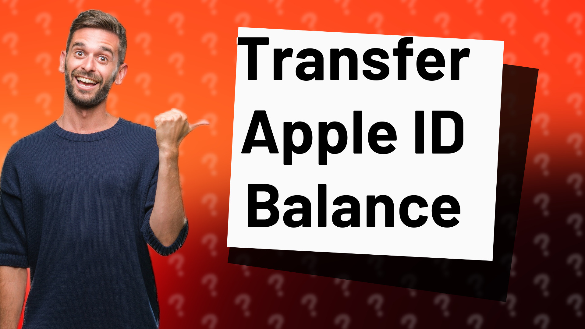 Transfer Apple ID Balance