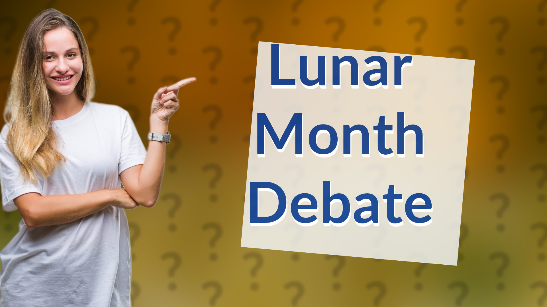Lunar Month Debate