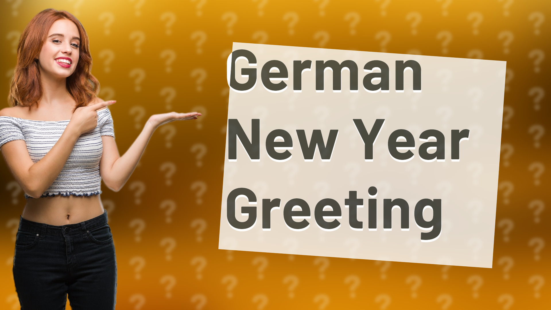 German New Year Greeting