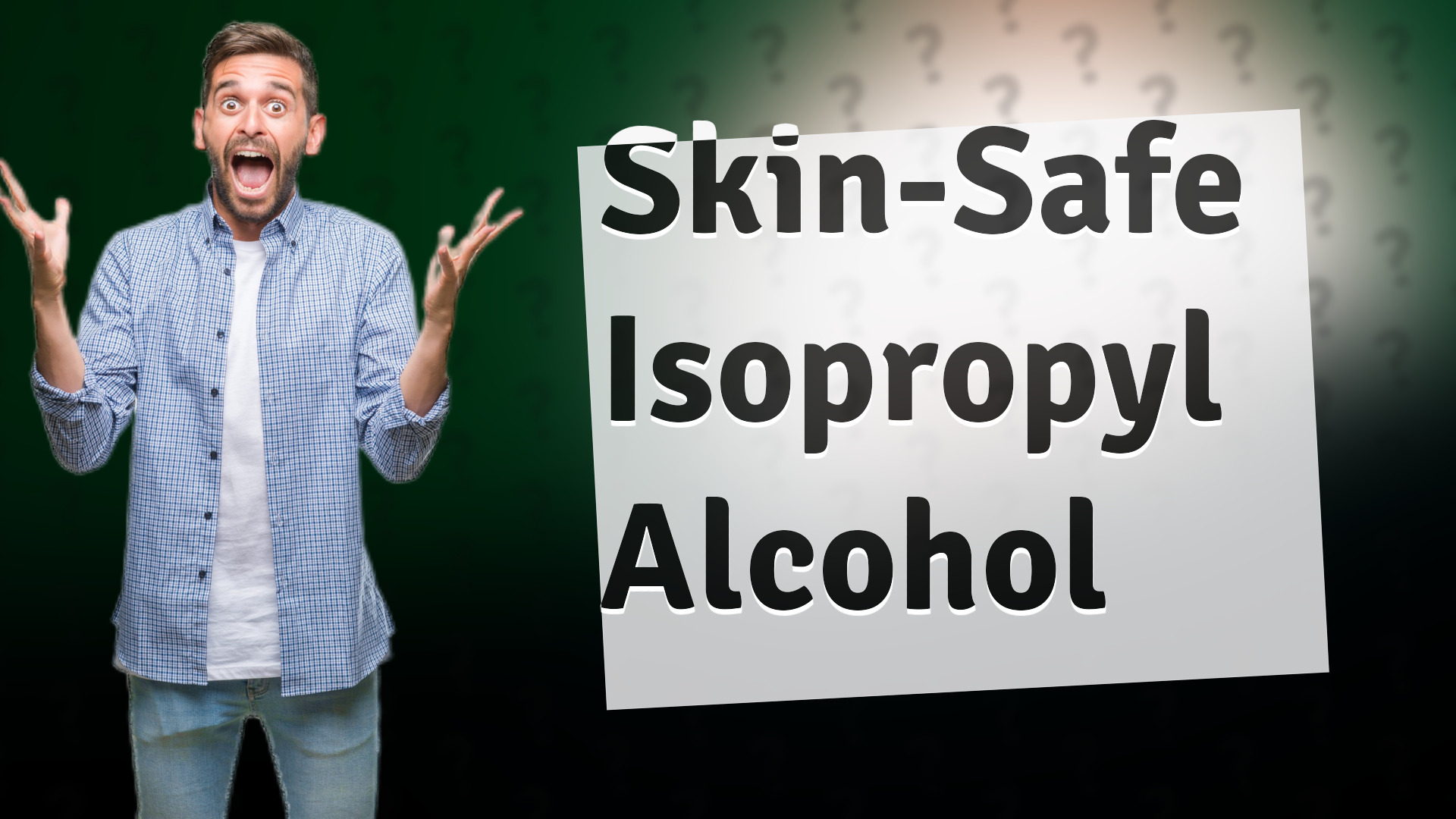 Skin-Safe Isopropyl Alcohol