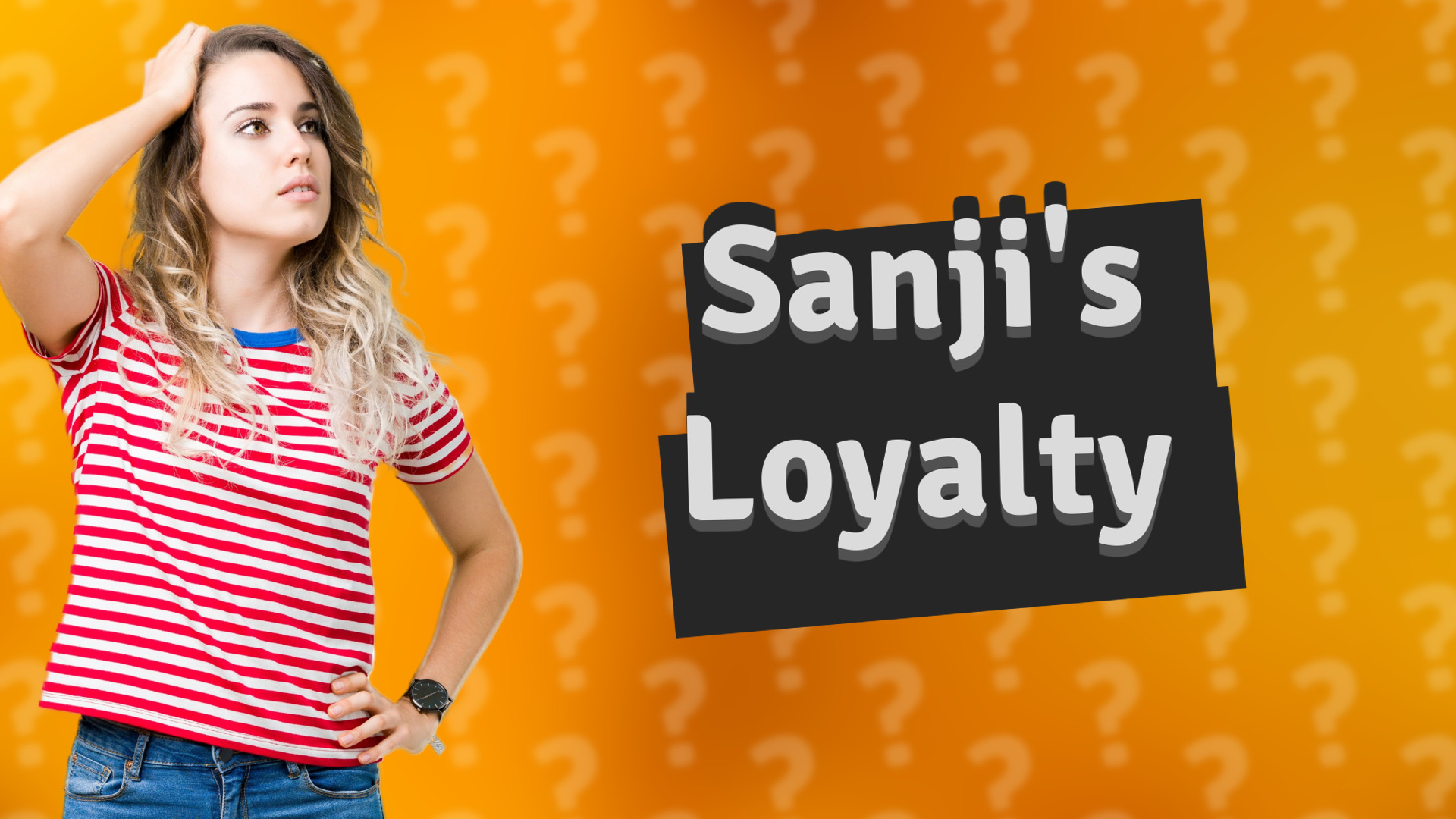 Sanji's Loyalty