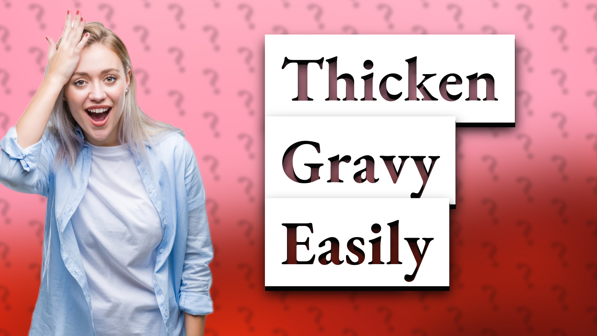Thicken Gravy Easily