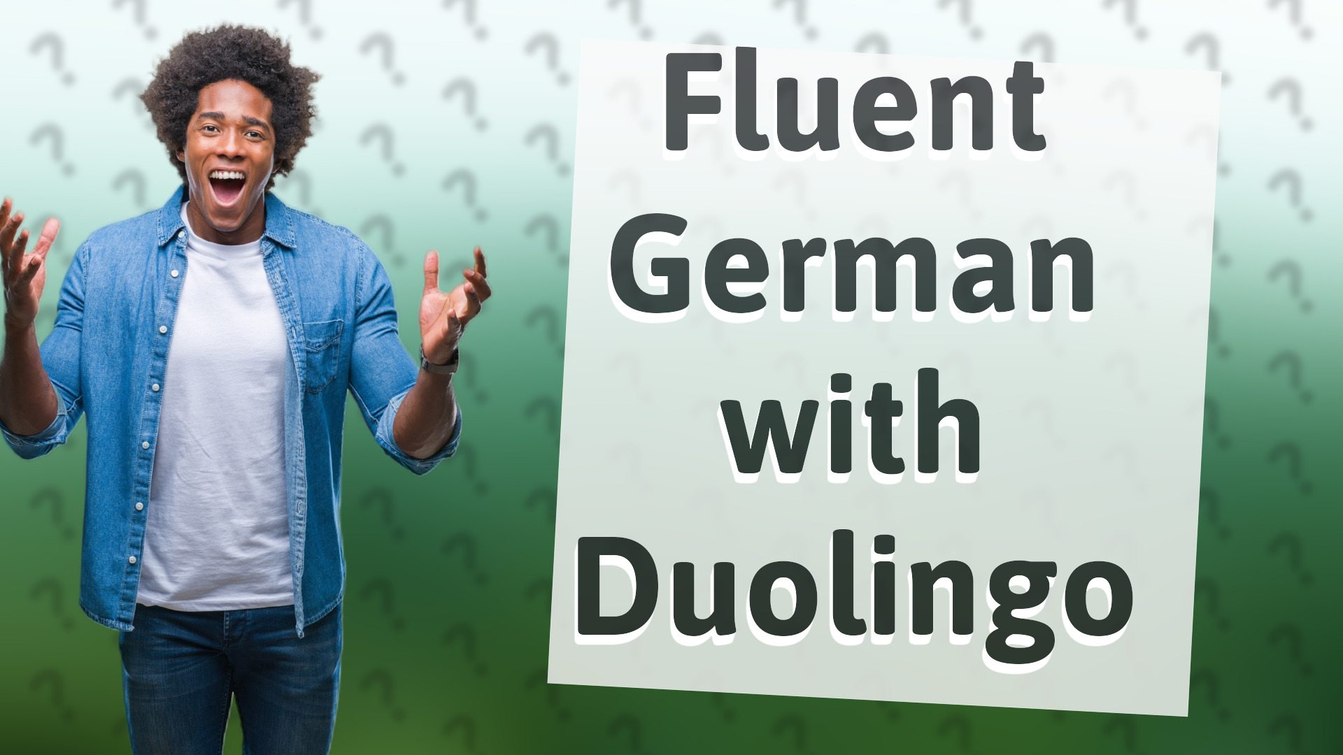 Fluent German with Duolingo