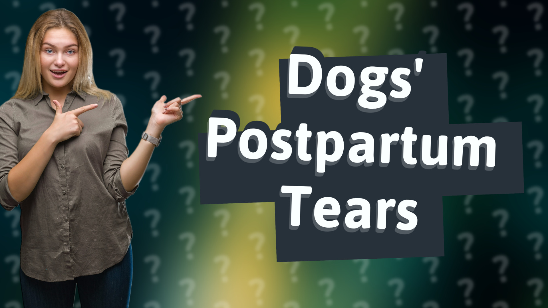 Dogs' Postpartum Tears