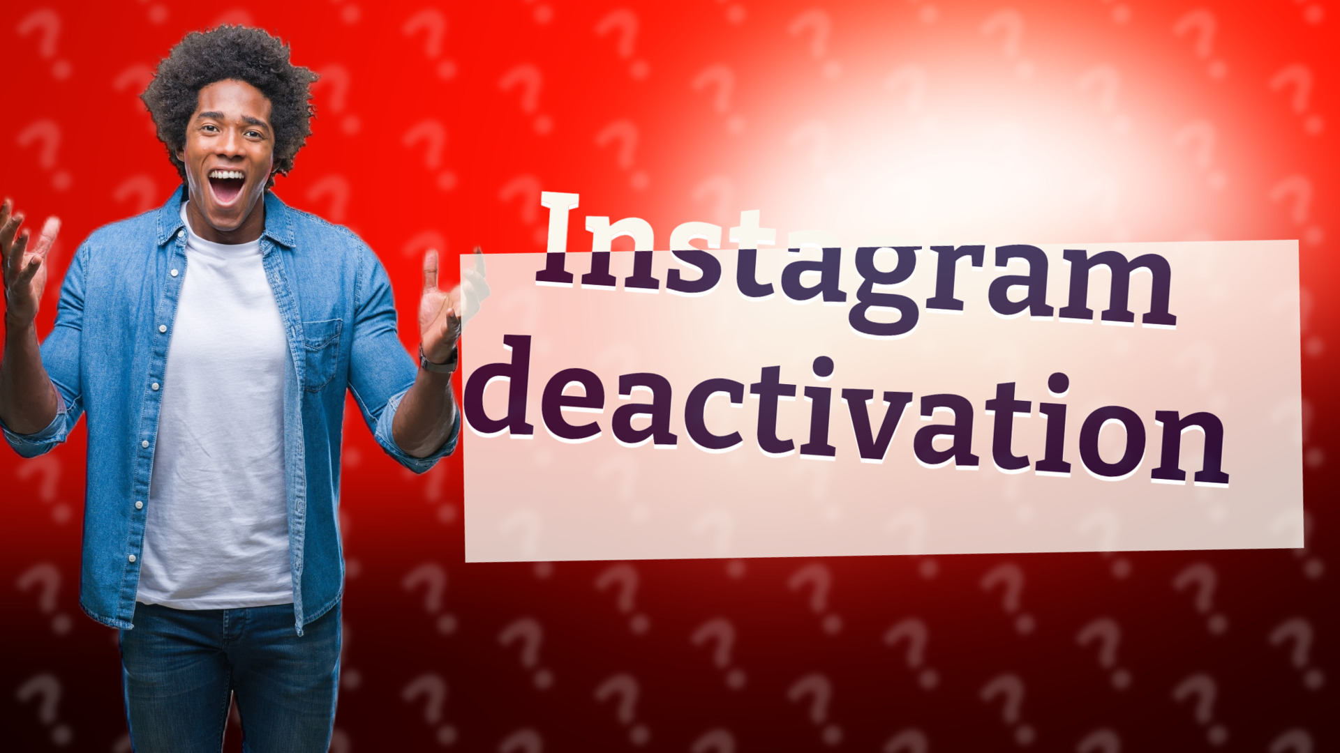 Instagram deactivation