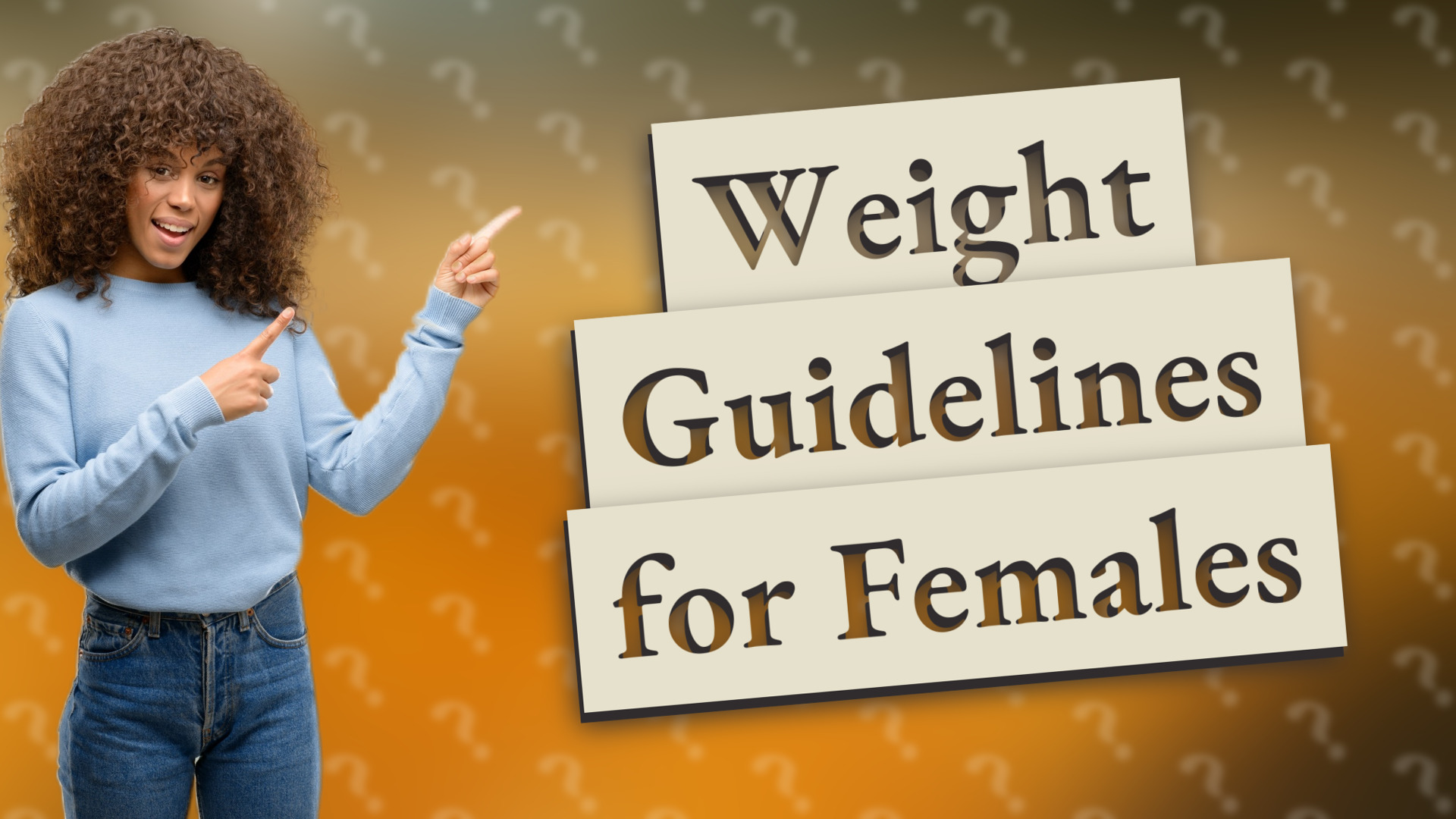 Weight Guidelines for Females