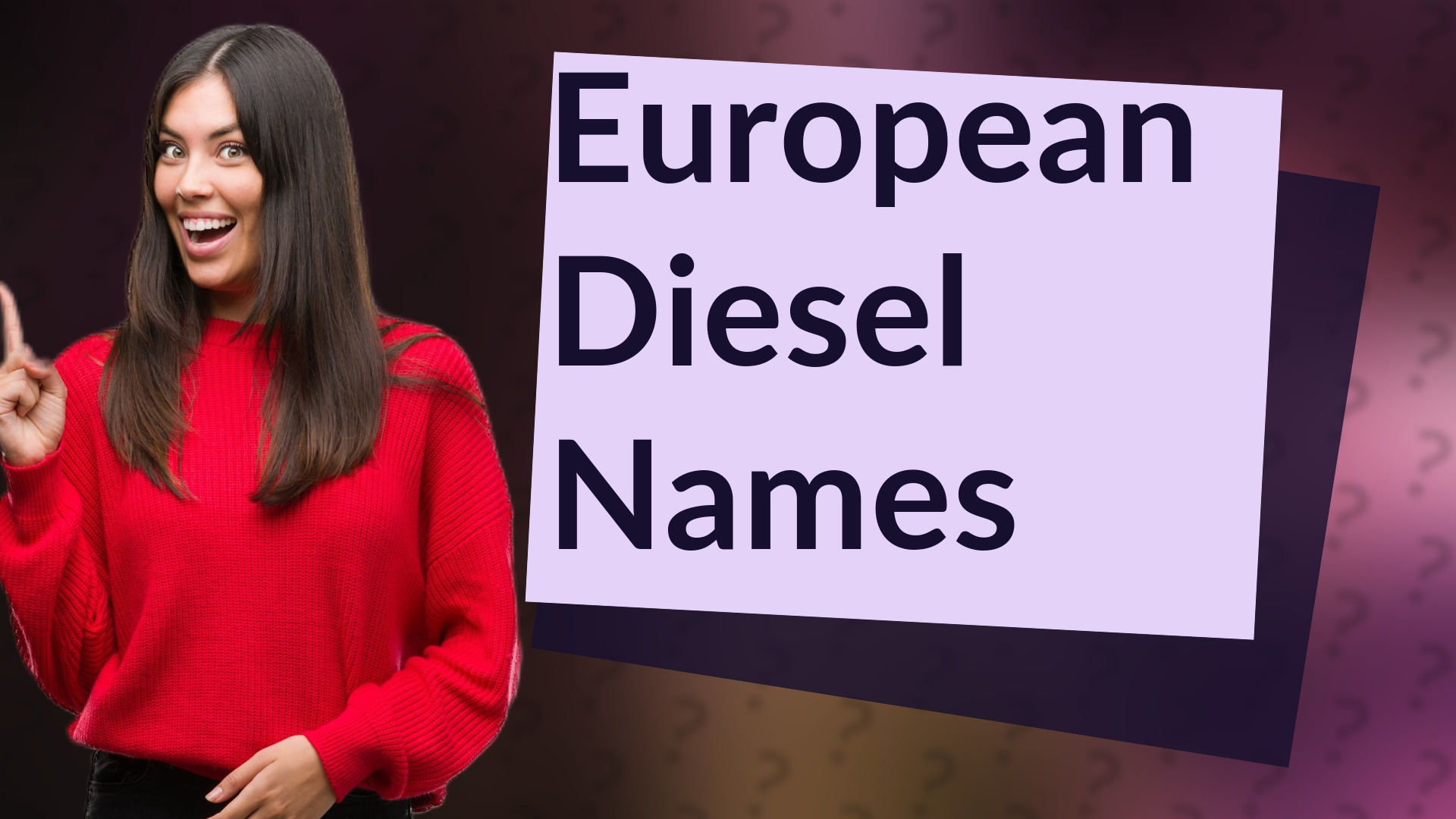European Diesel Names
